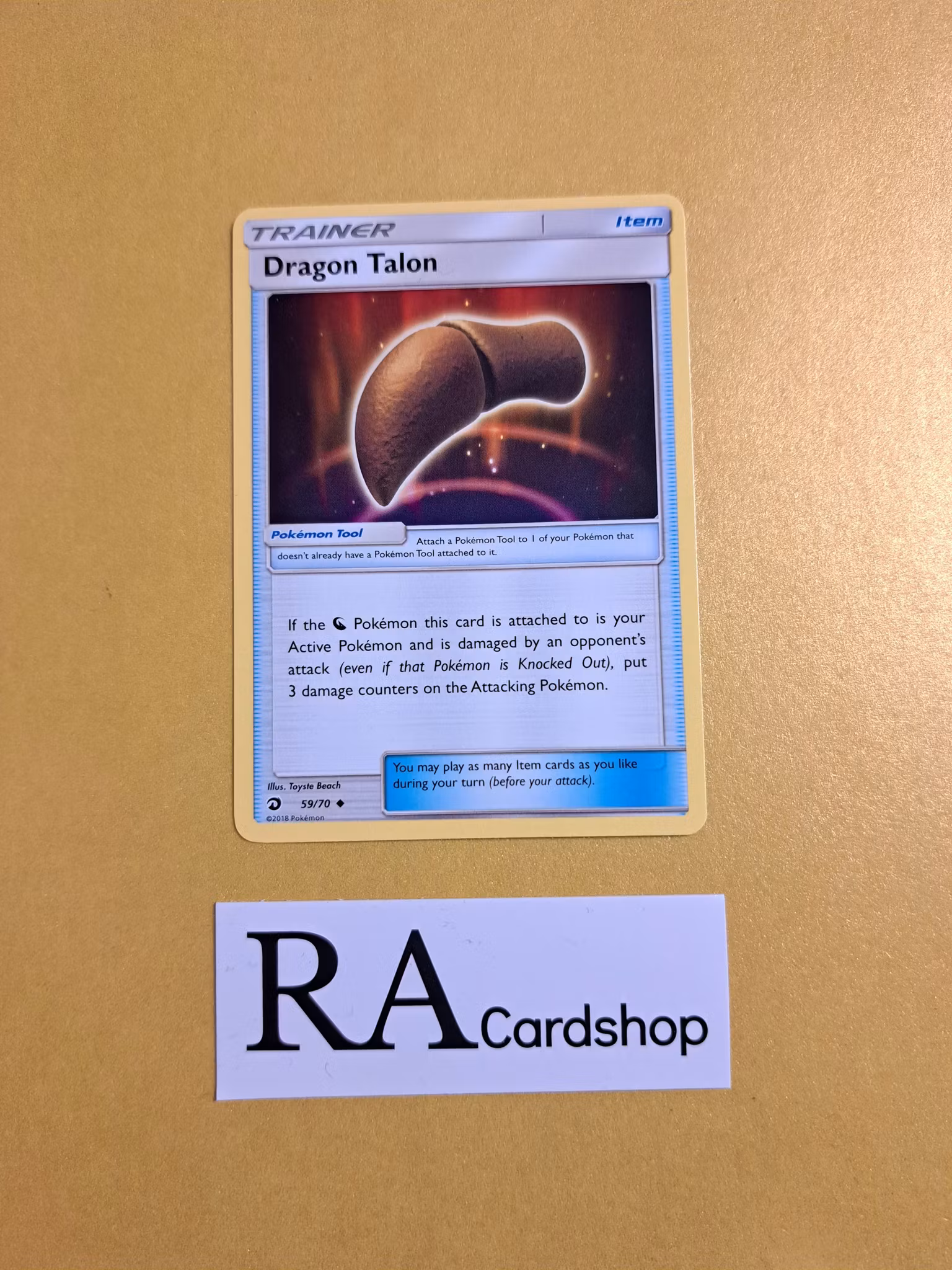 Dragon Talon Uncommon 59/70 Dragon Majesty Pokemon
