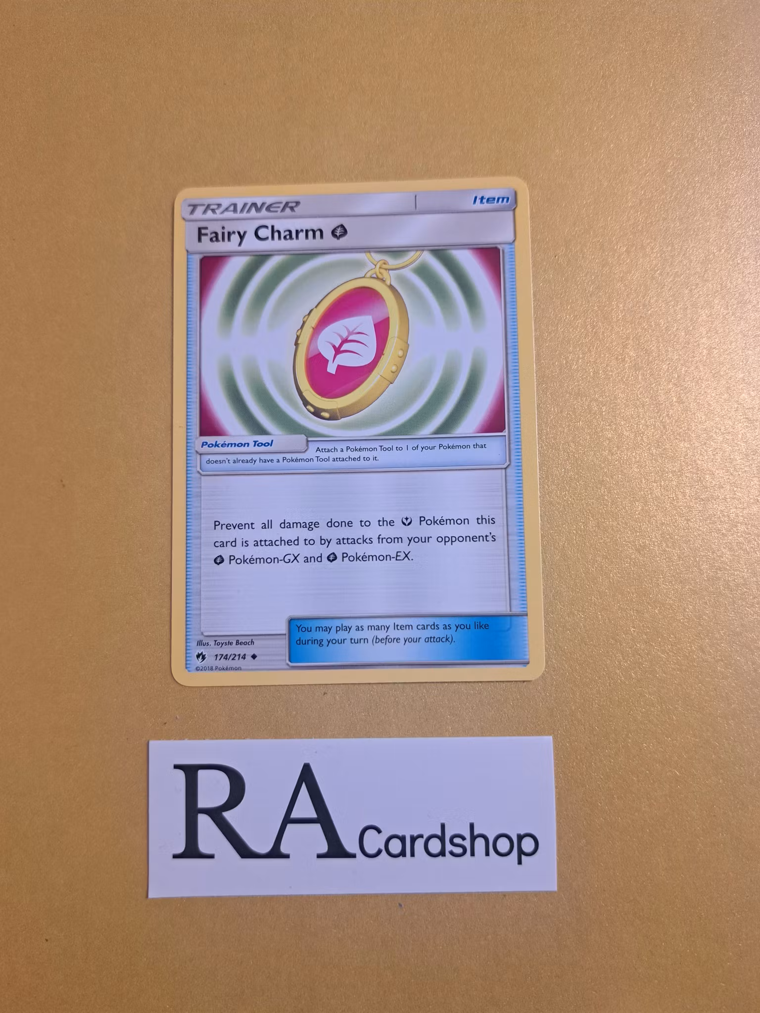 Fairy Charm Grass Uncommon 174/145  Lost Thunder Pokemon