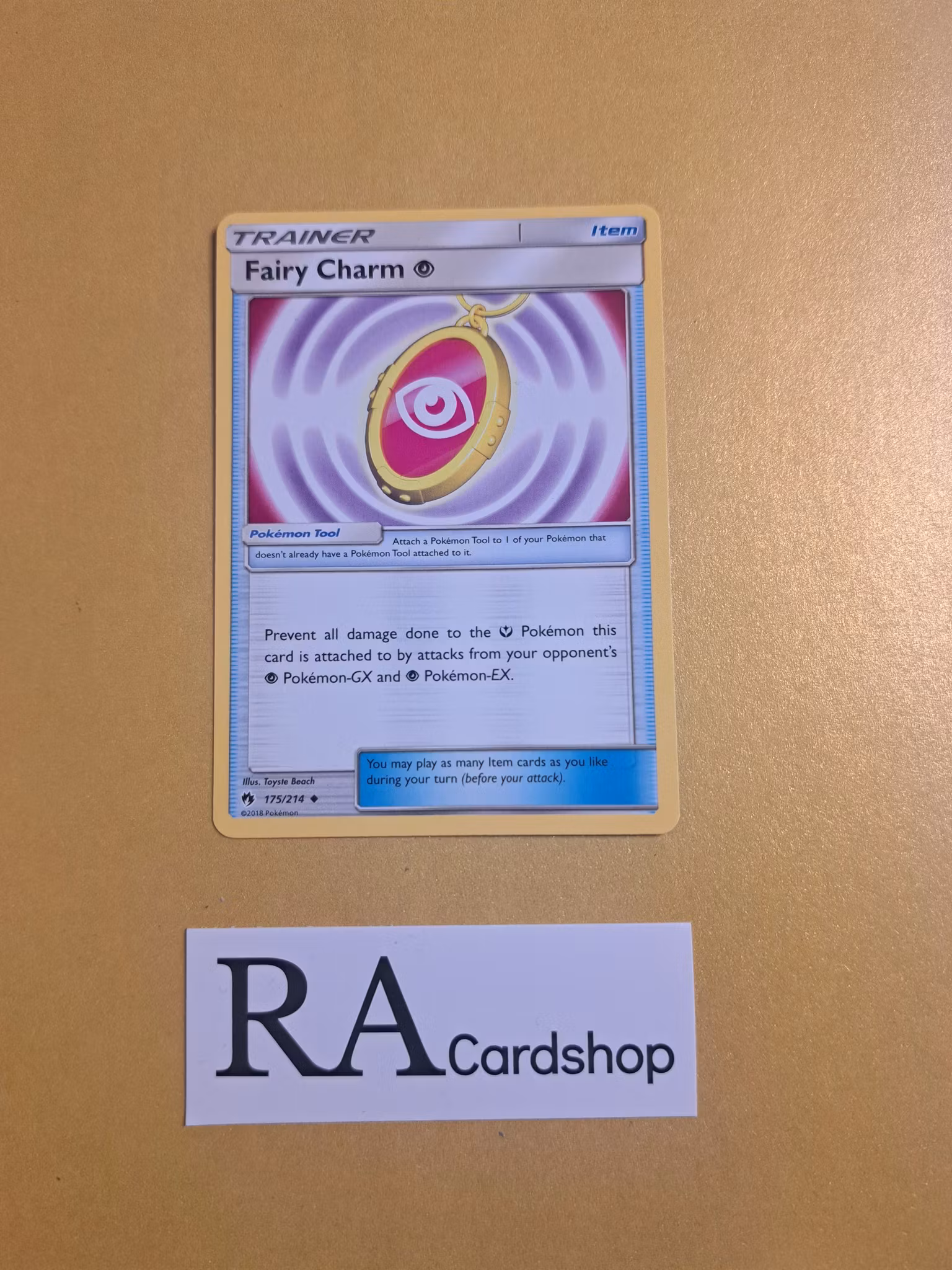 Fairy Charm Psychic Uncommon 175/145  Lost Thunder Pokemon