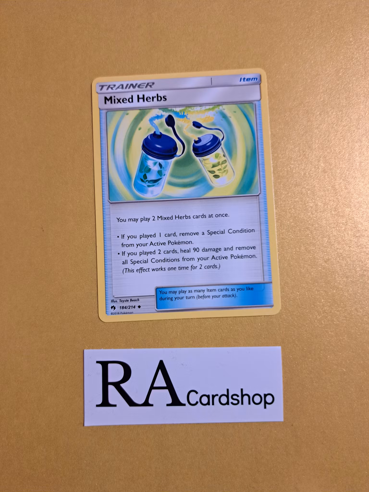 Mixed Herbs Uncommon 184/145  Lost Thunder Pokemon