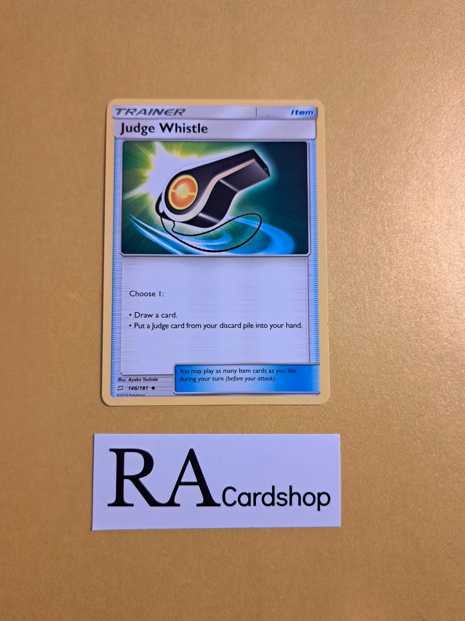 Judge Whistle Uncommon 146/181 Team Up Pokemon