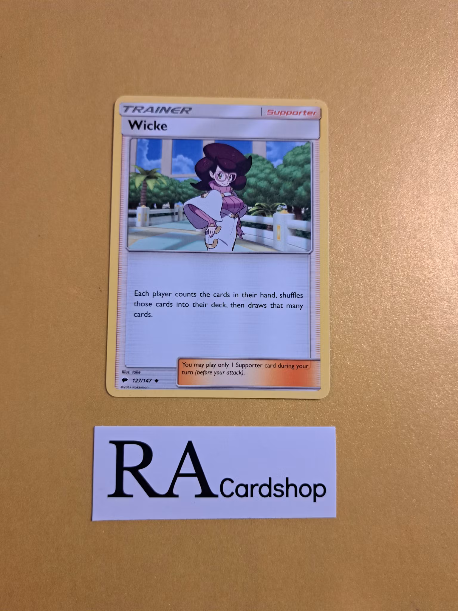 Wicke Uncommon 127/147 Burning Shadows Pokemon