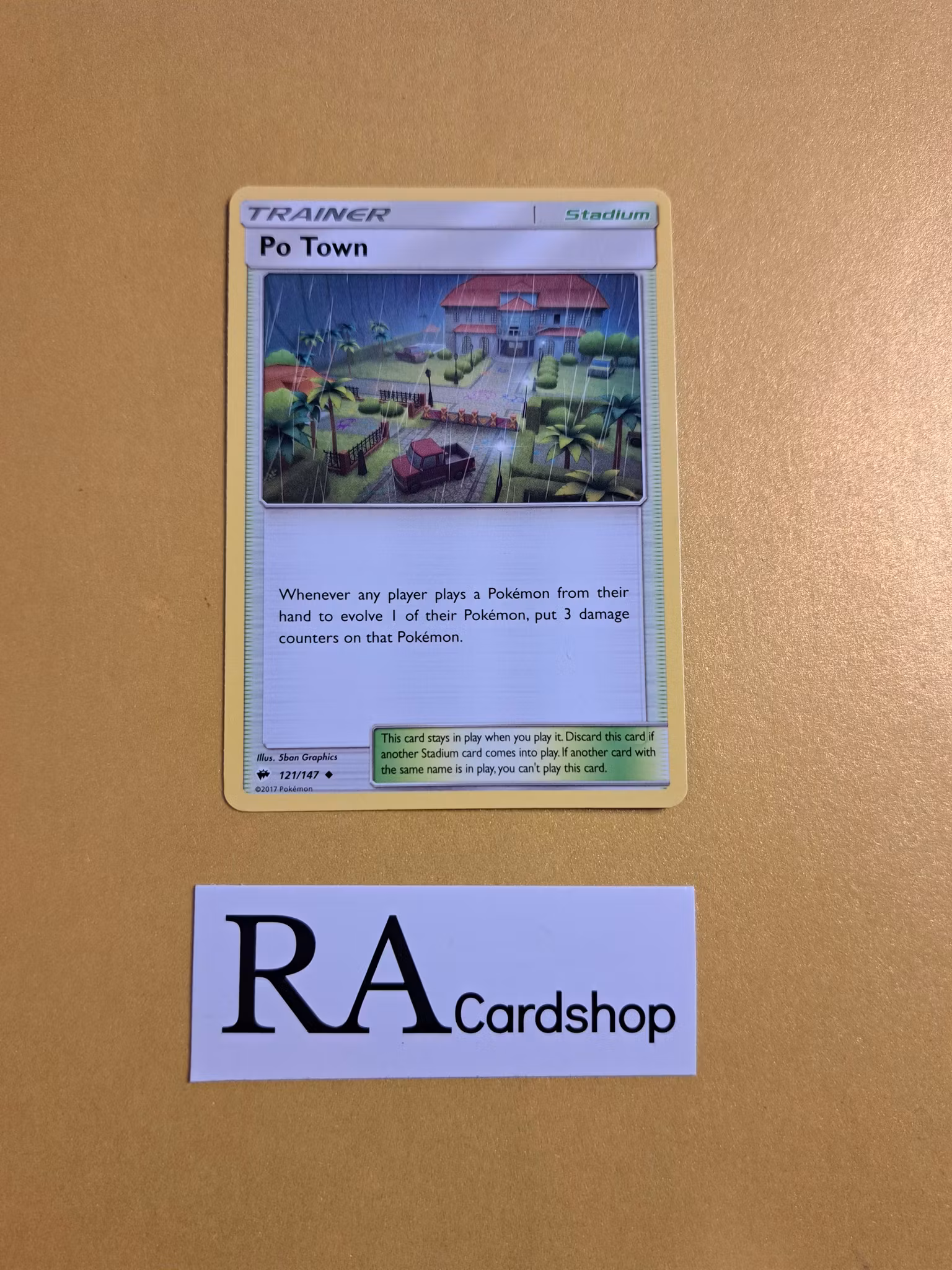 Po Town Uncommon 121/147 Burning Shadows Pokemon