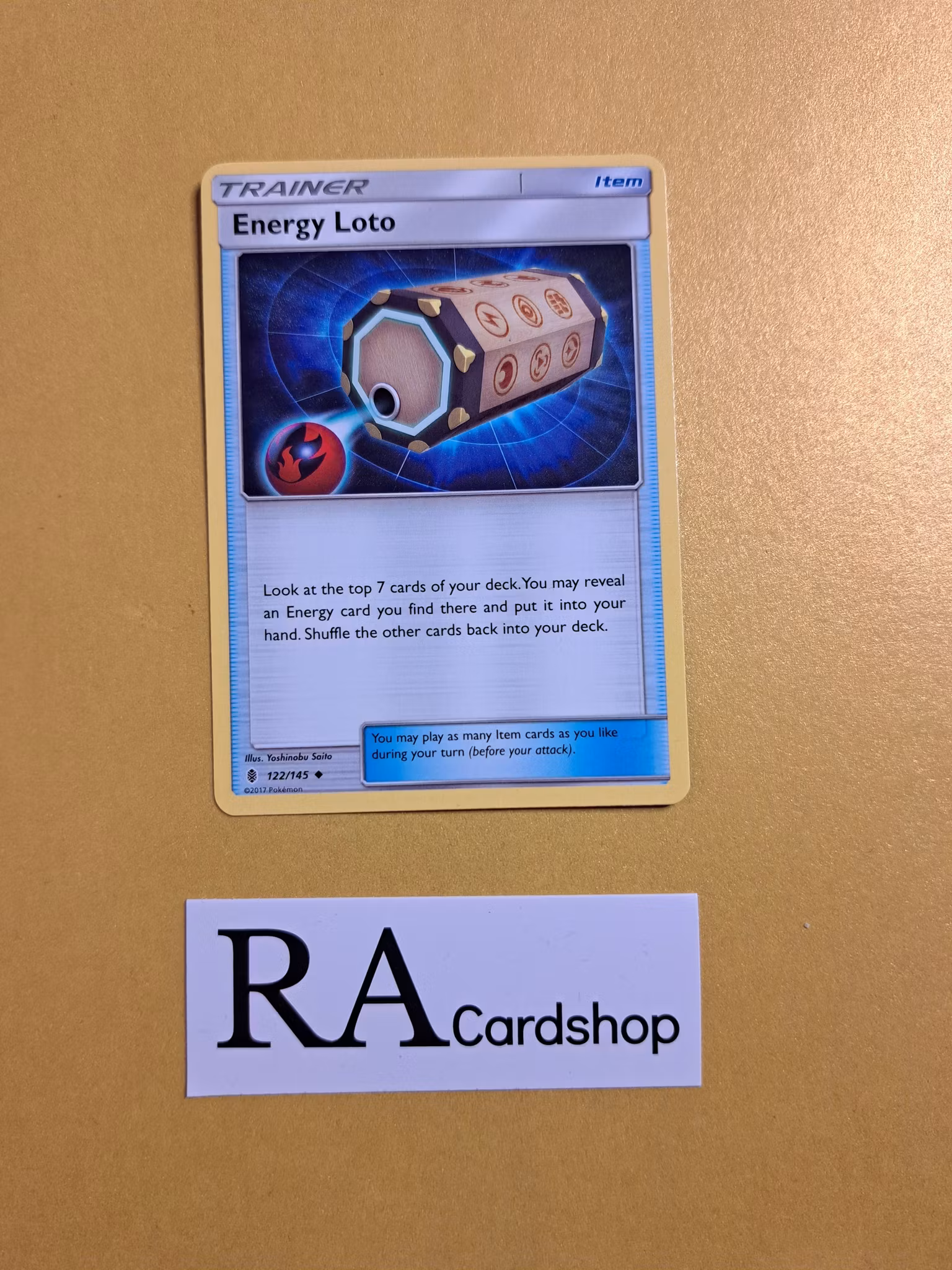 Energy Loto Uncommon 122/145 Guardians Rising Pokemon