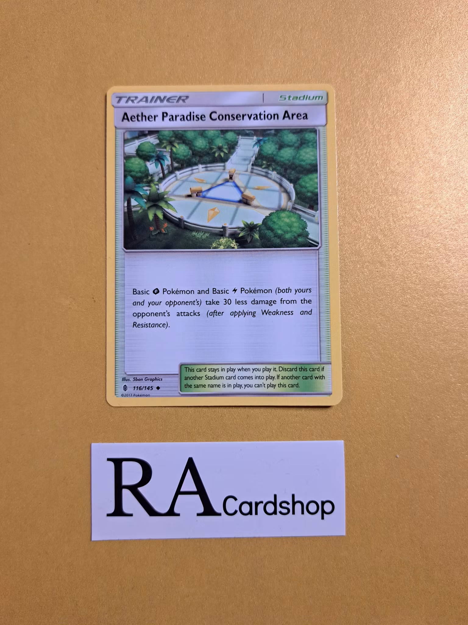 Aether Paradise Conservation Area Uncommon 116/145 Guardians Rising Pokemon