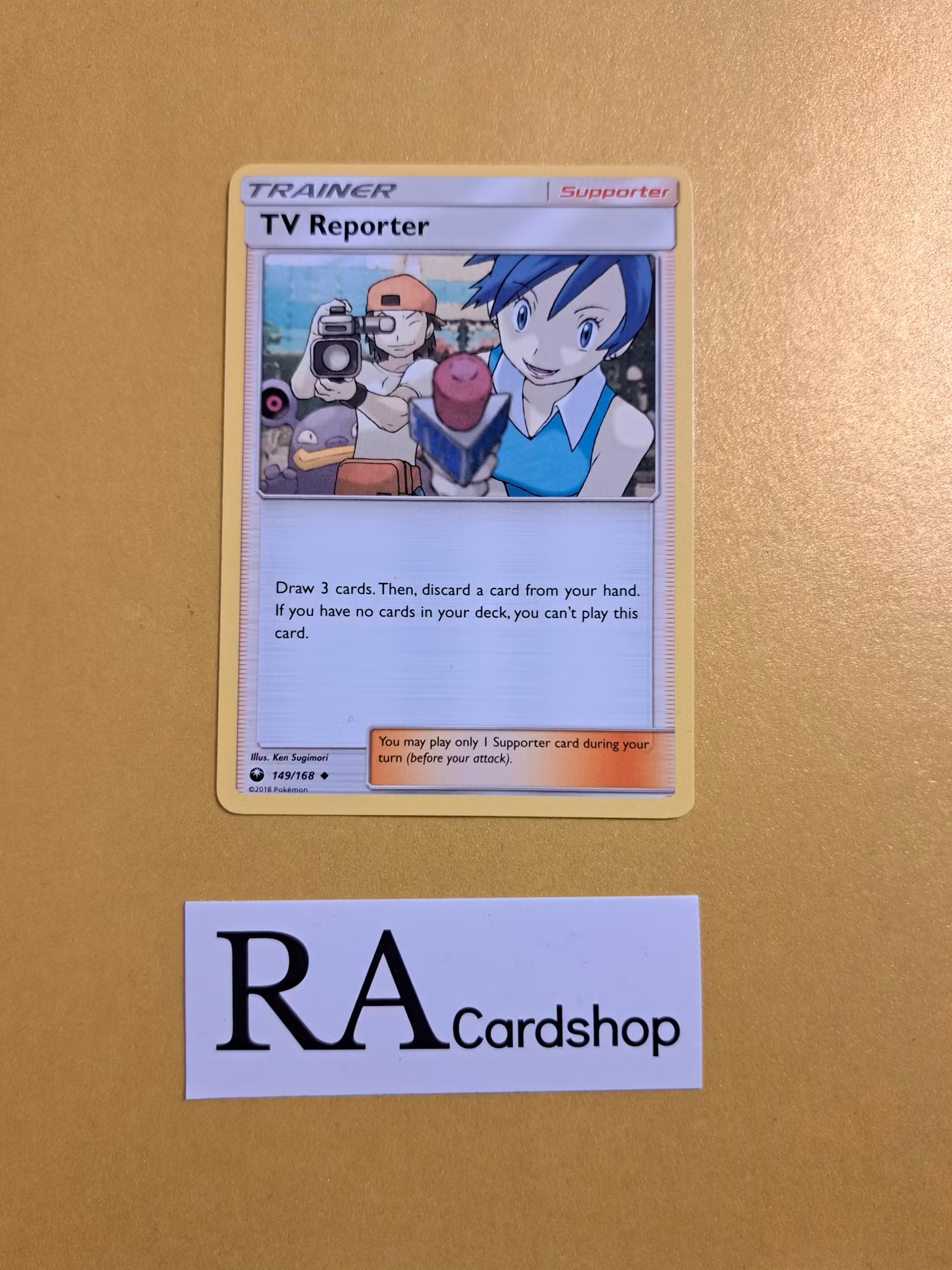 TV Reporter Uncommon 149/168 Celestial Storm Pokemon