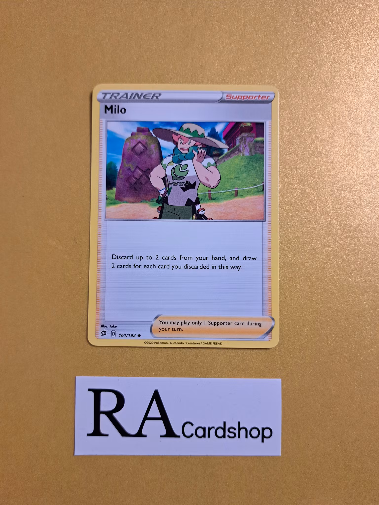 Milo Uncommon 161/192 Rebel Clash Pokemon