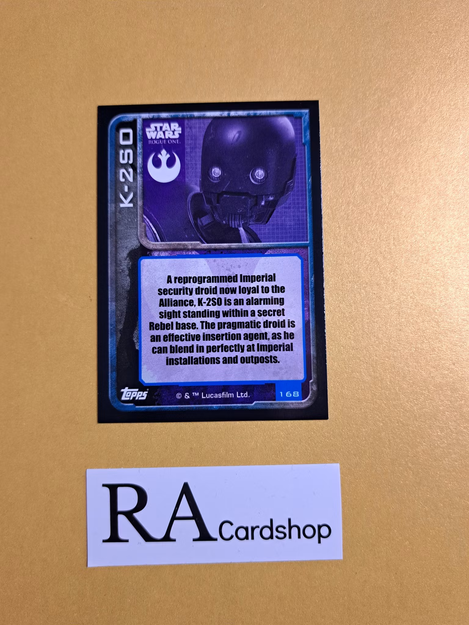 k-2SO Foil #168 Rogue One Topps Star Wars