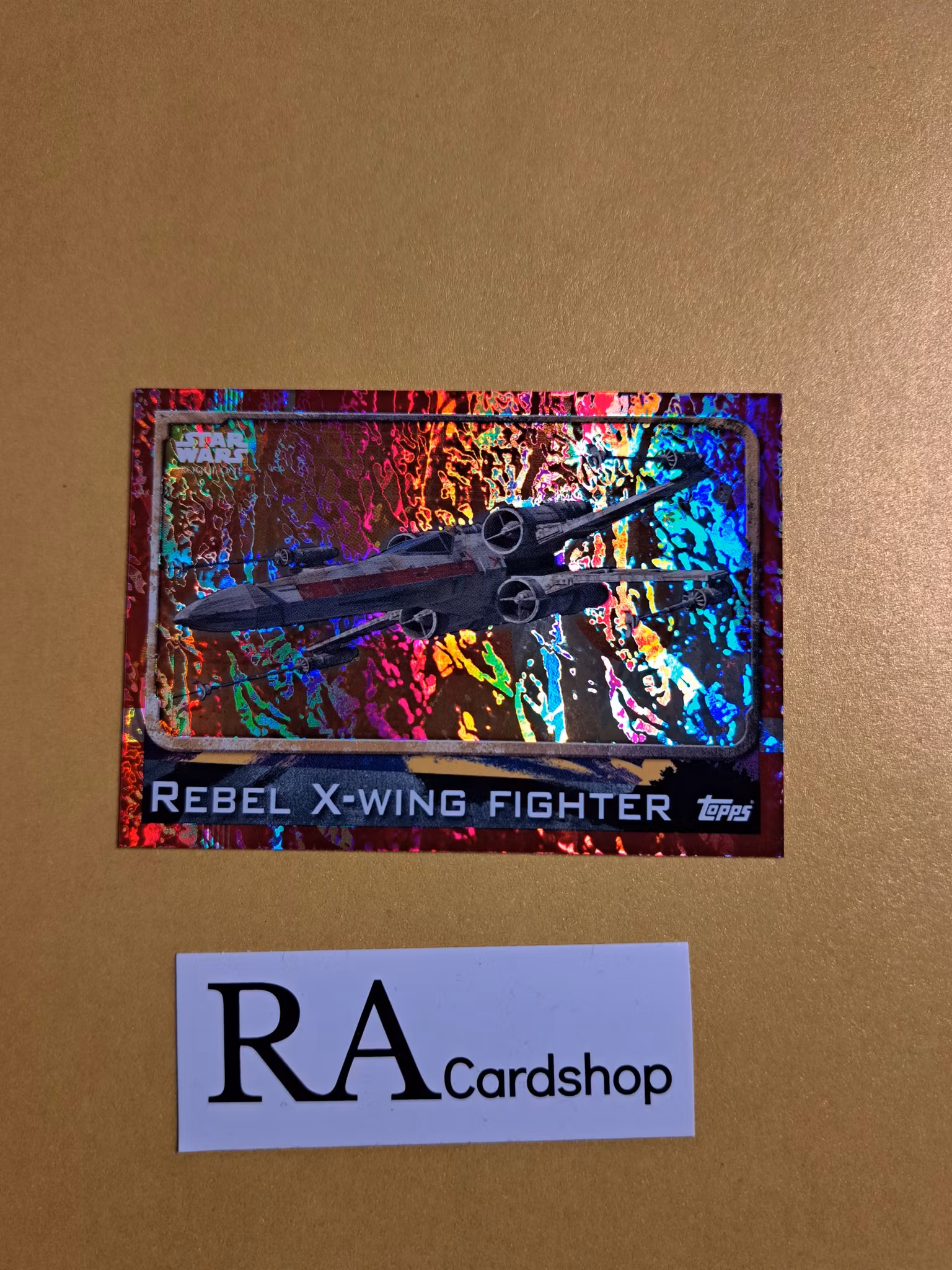Rebel X-Wing Fighter Foil #172 Rogue One Topps Star Wars