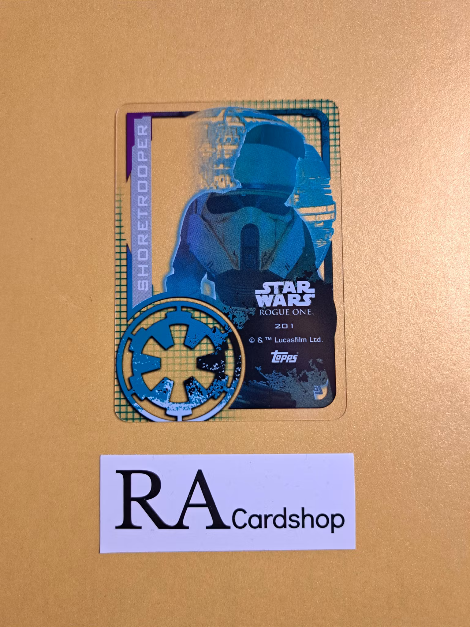 Shoretrooper Semi Transparent #201 Rogue One Topps Star Wars