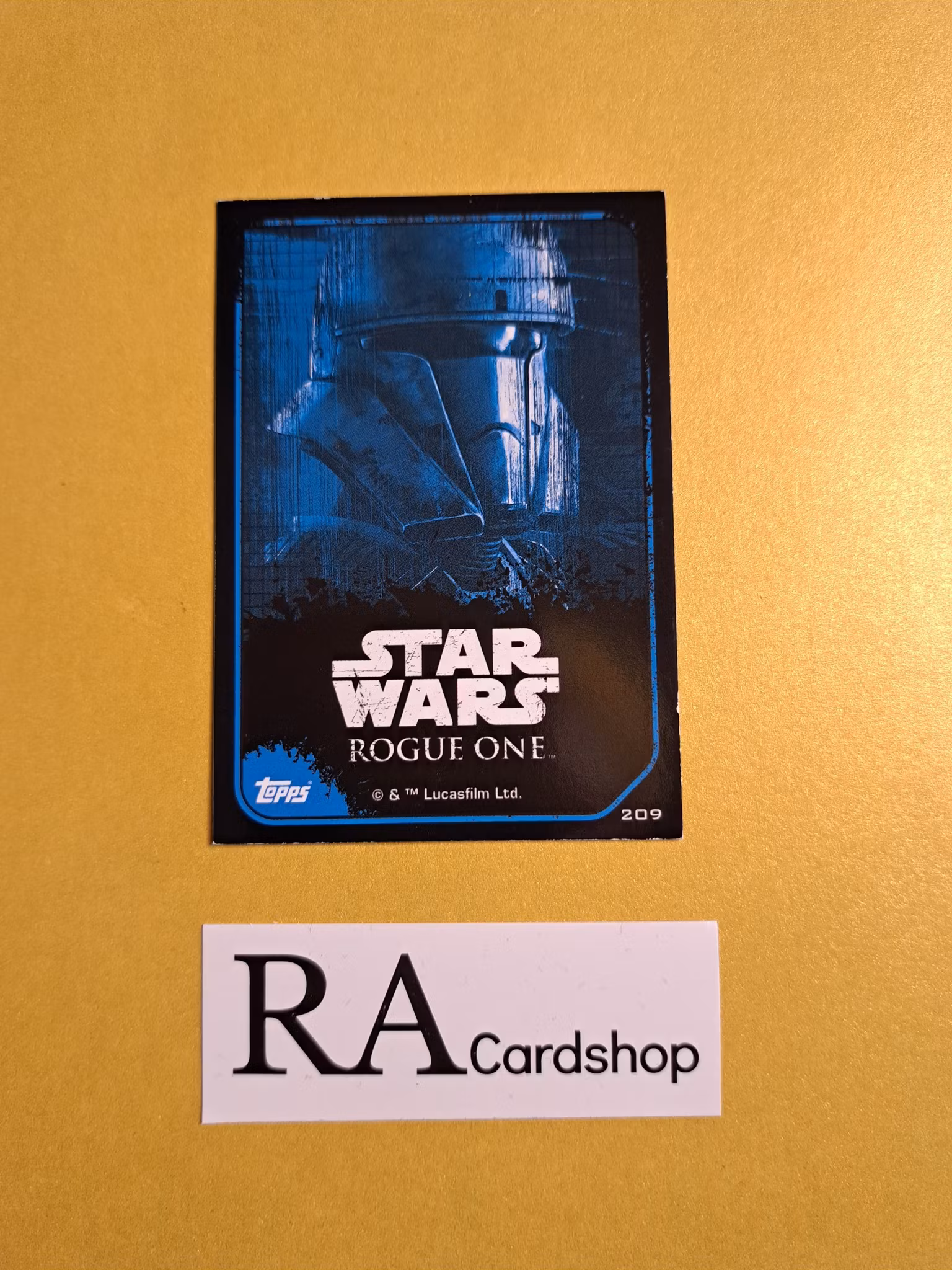 Shore Trooper Sticker Card #209 Rogue One Topps Star Wars