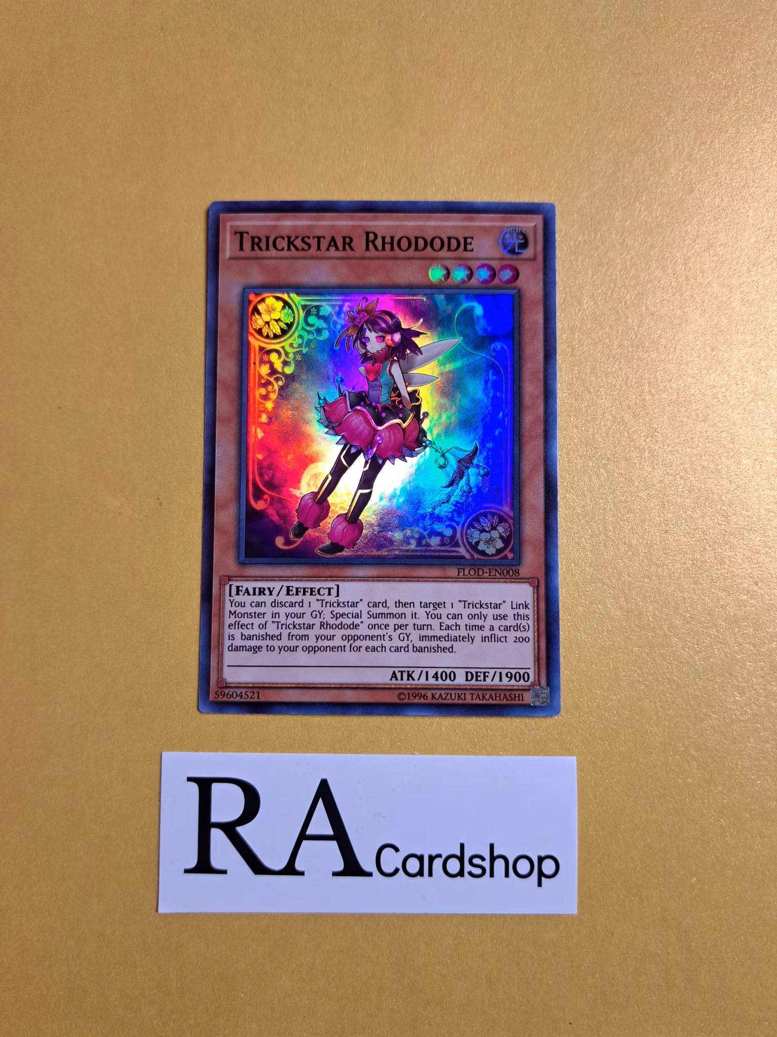 Trickstar Rhodode EN008 Flames of Destruction FLOD Yu-Gi-Oh