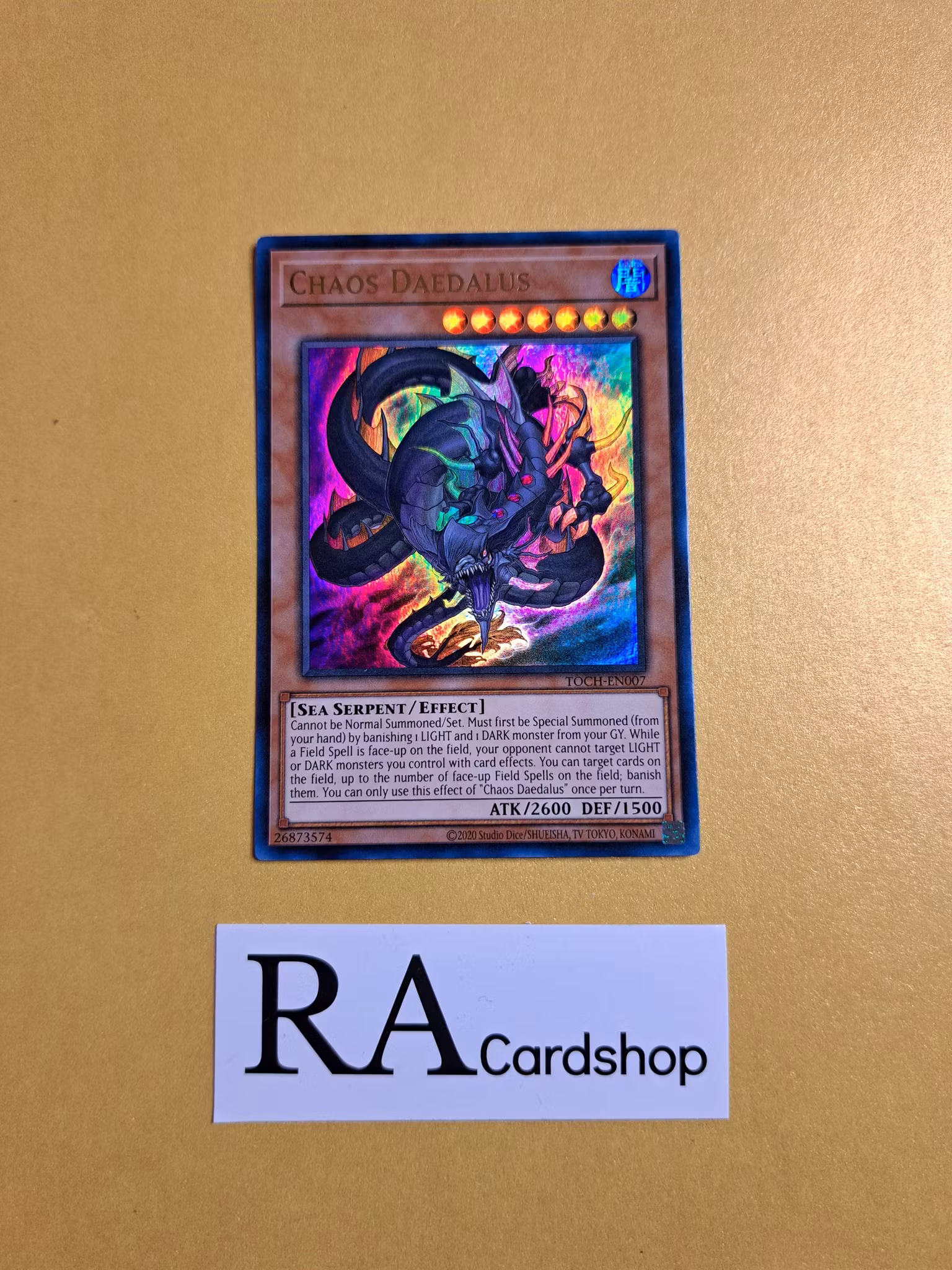 Chaos Daedalus EN007 Toon Chaos TOCH Yu-Gi-Oh