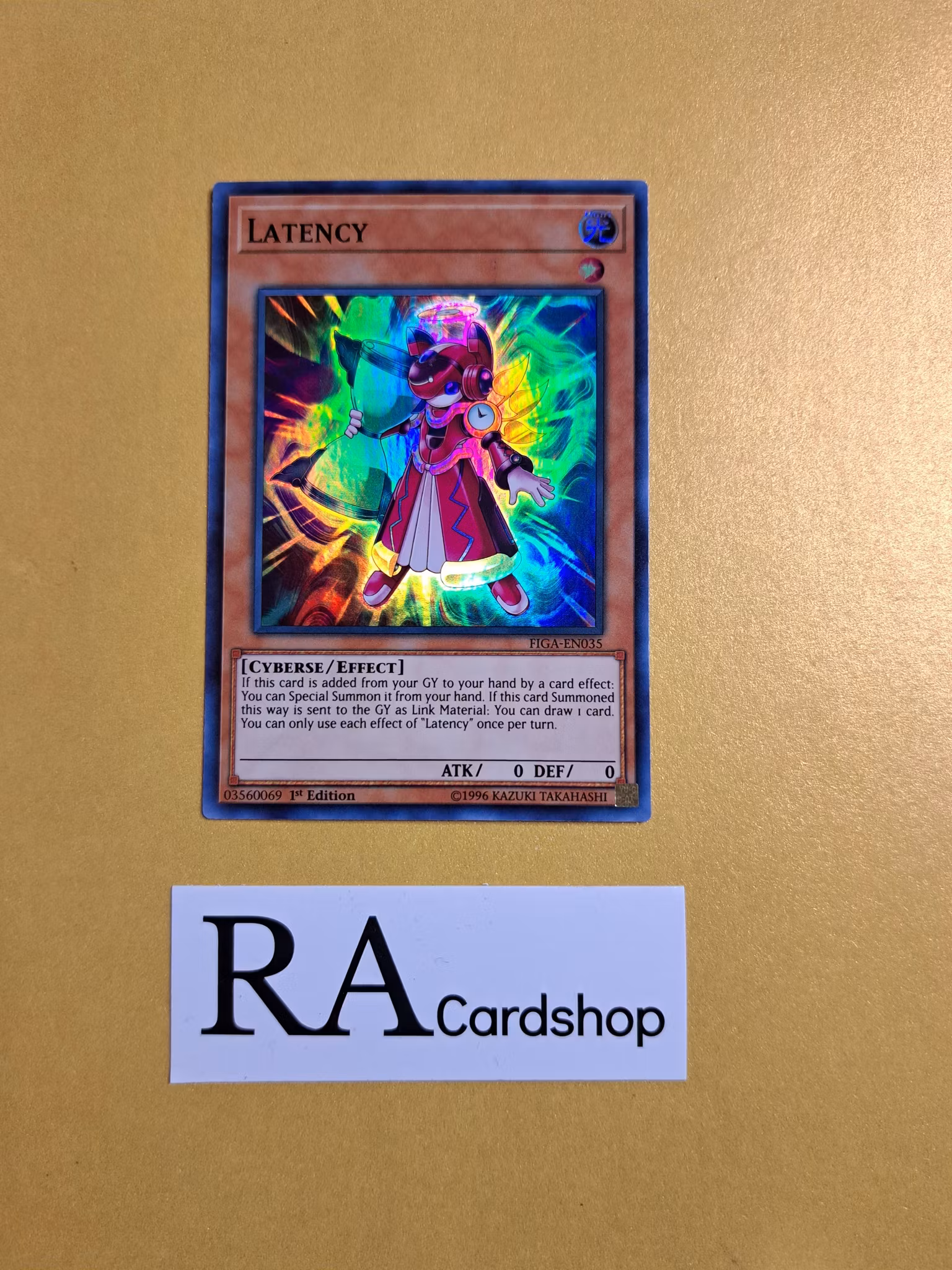 Latency 1st ED EN035 Fists of the Gadgets FIGA Yu-Gi-Oh