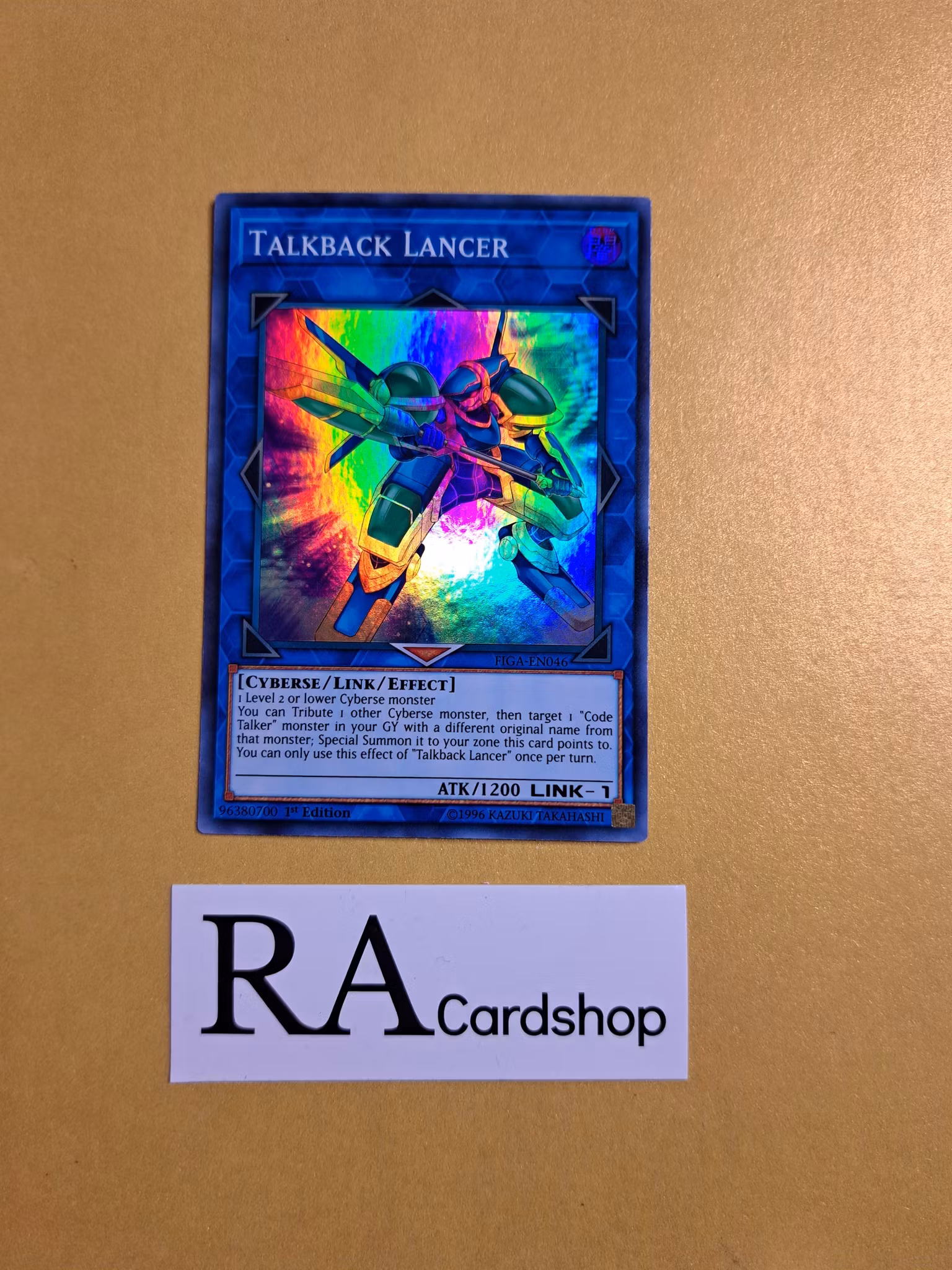 Talkback Lancer 1st ED EN046 Fists of the Gadgets FIGA Yu-Gi-Oh