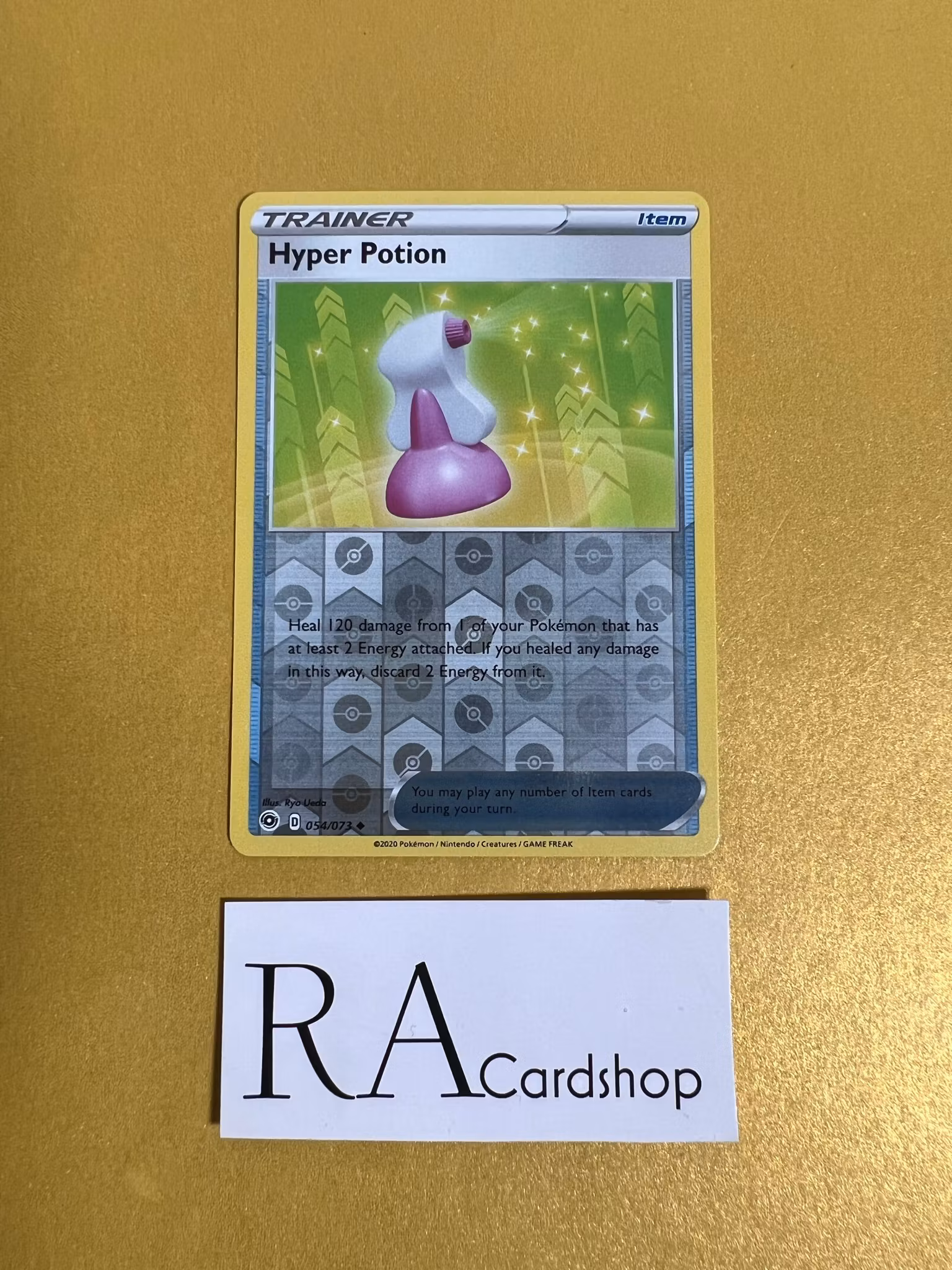 Hyper Potion Reverse Holo Uncommon 054/073 Champions Path Pokémon