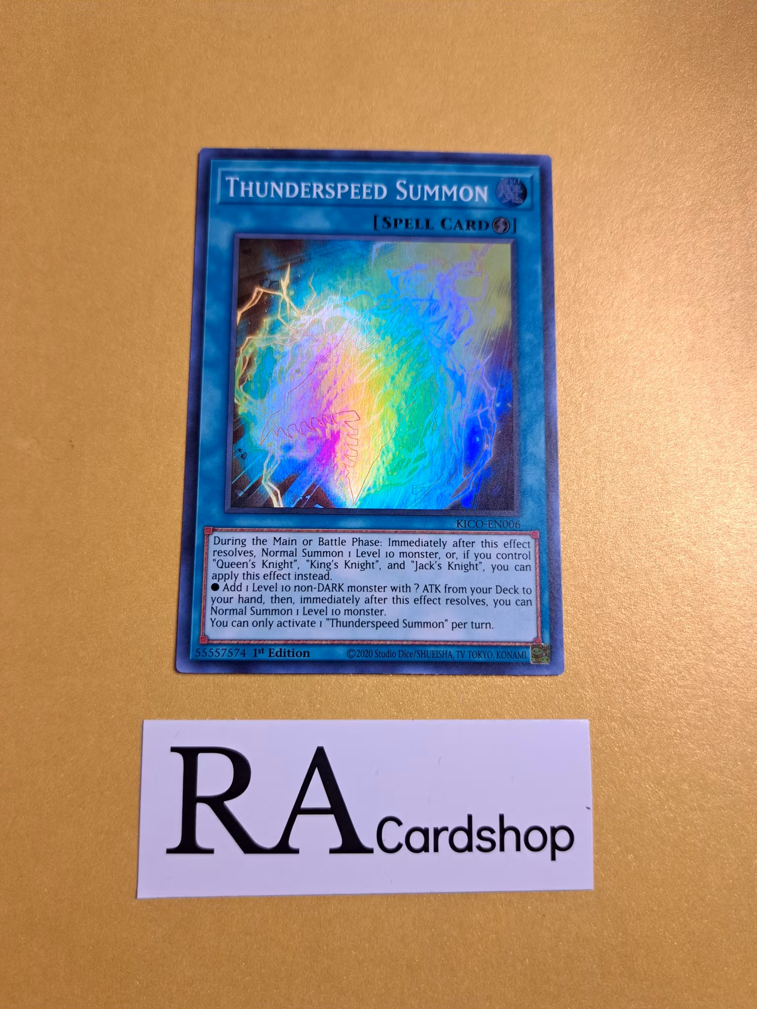 Thunderspeed Summon 1st ED EN006 Kings Court KICO Yu-Gi-Oh