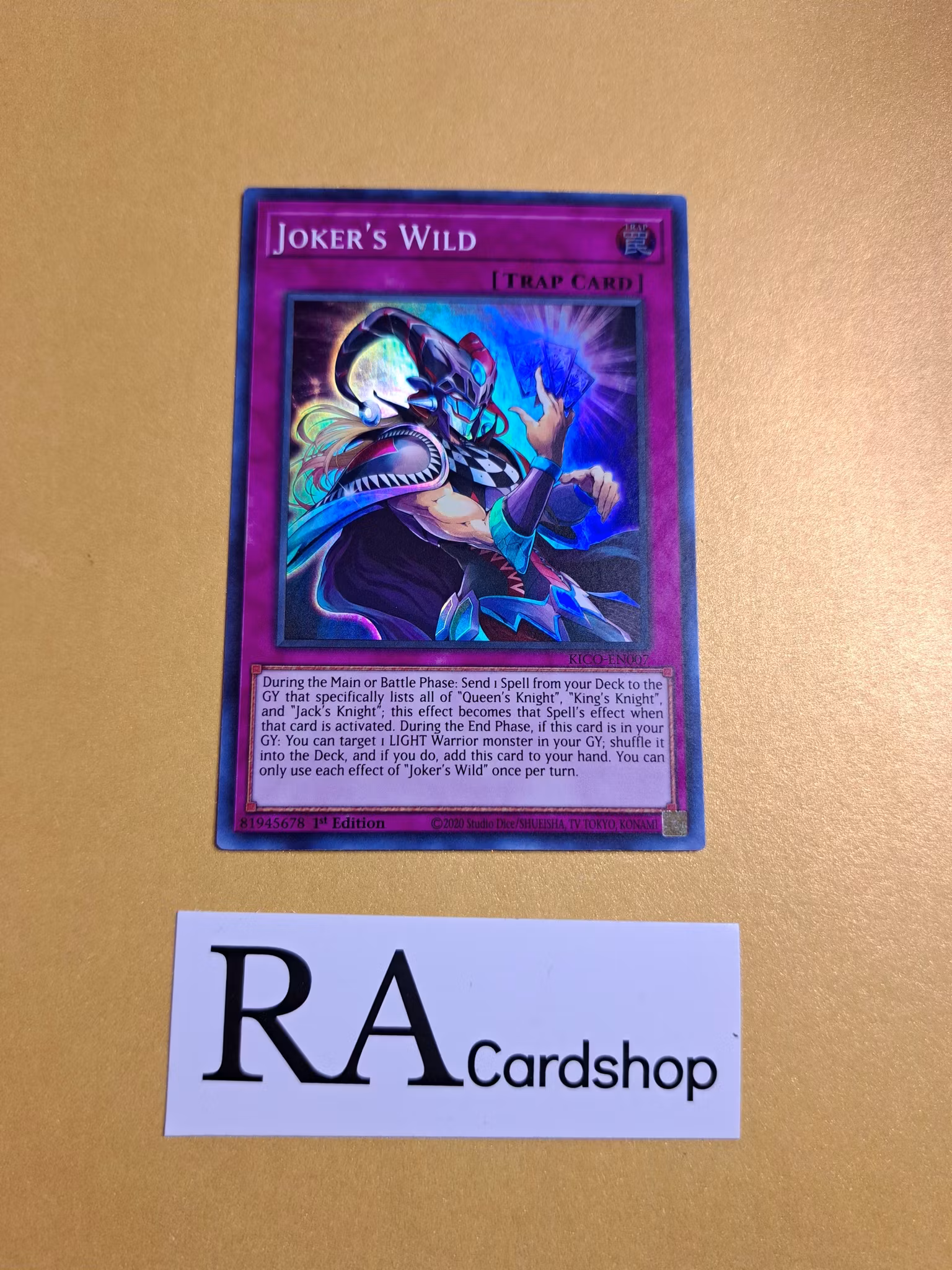 Jokers Wild 1st ED EN007 Kings Court KICO Yu-Gi-Oh