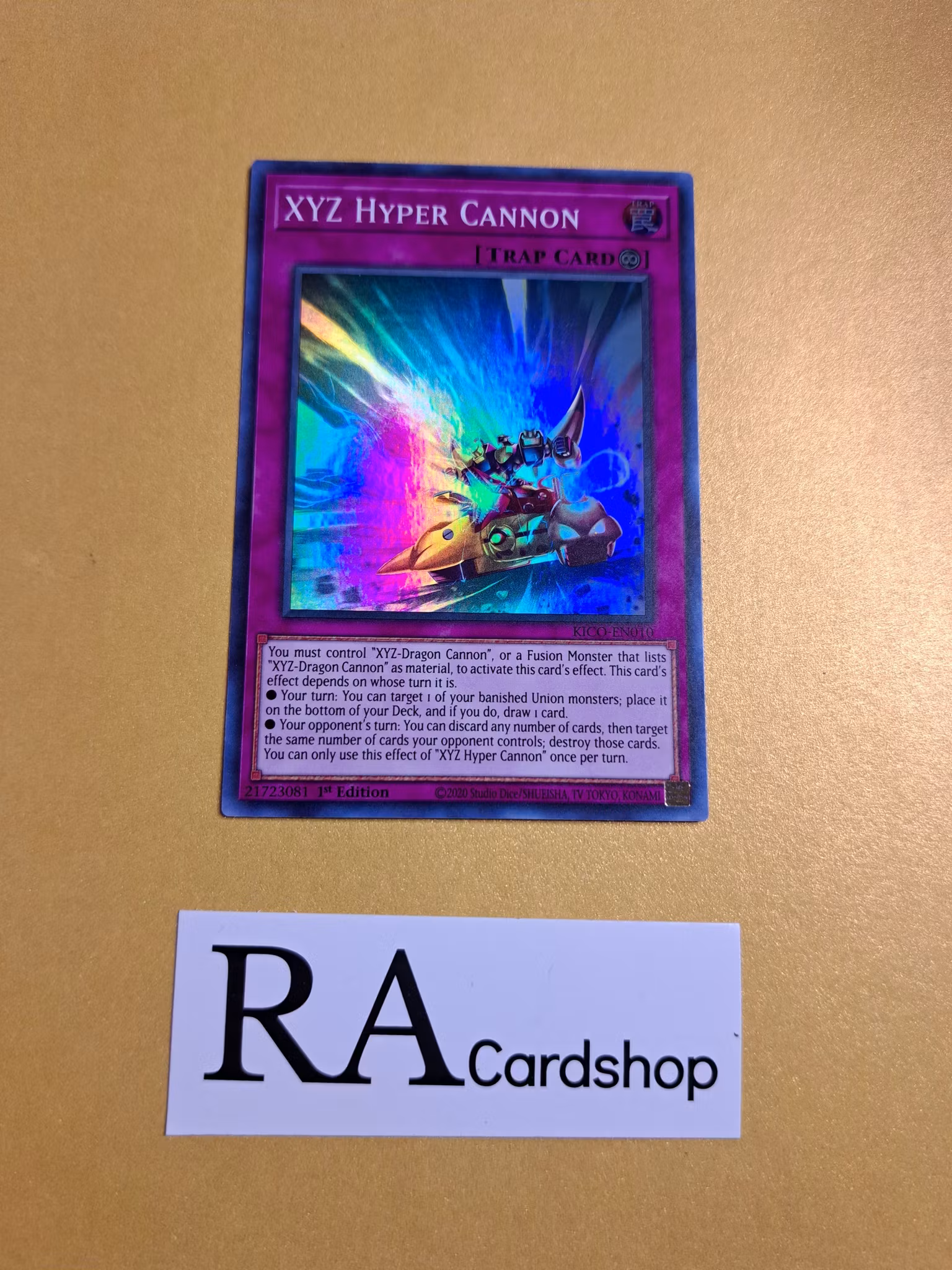 XYZ Hyper Cannon 1st ED EN010 Kings Court KICO Yu-Gi-Oh