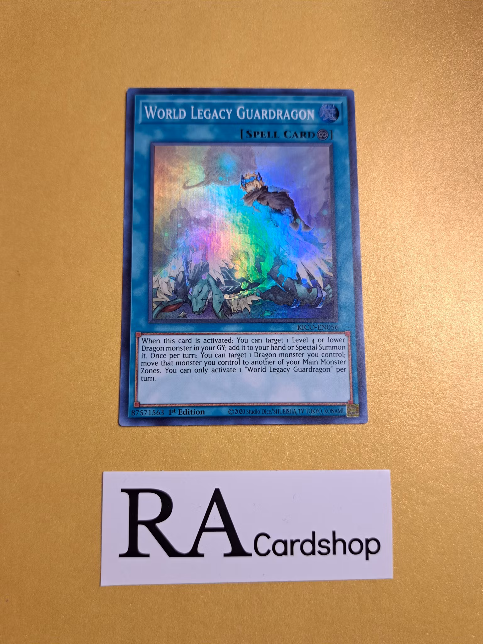 World Legacy Guardragon 1st ED EN056 Kings Court KICO Yu-Gi-Oh