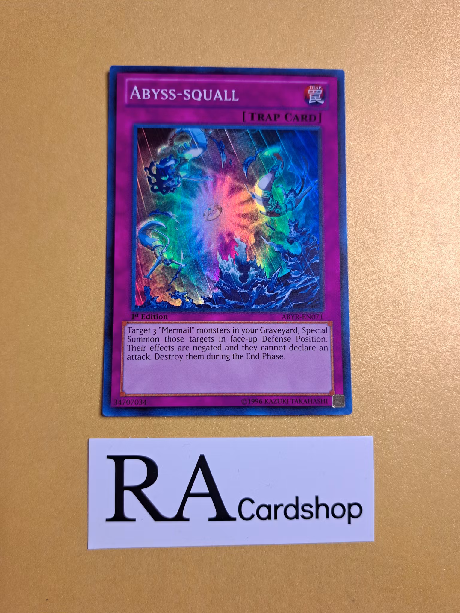 Abyss-Squall EN071 1st EDITION Abyss Rising ABYR Yu-Gi-Oh