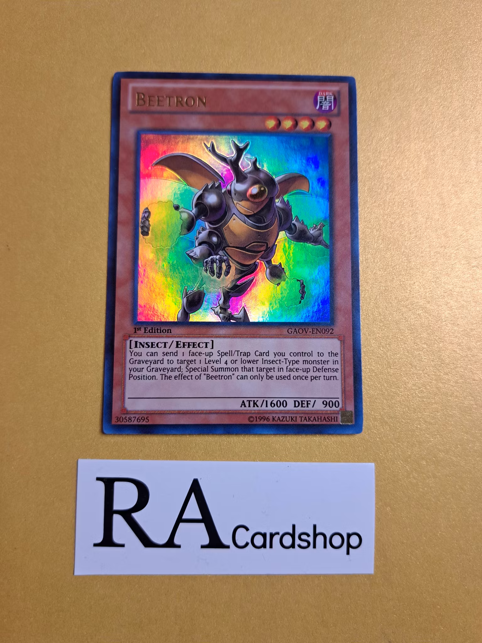 Beetron 1st EDITION EN092 Galactic Overlord GAOV Yu-Gi-Oh