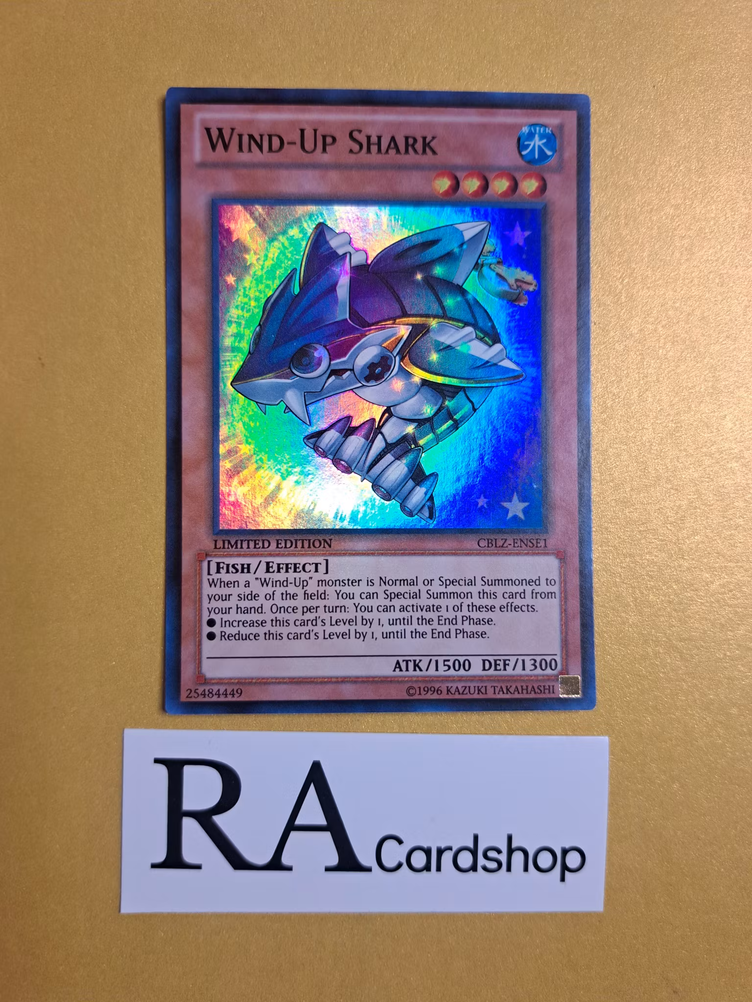 Wind-Up Shark LIMITED EDITION ENSE1 Cosmo Blazer CBLZ Yu-Gi-Oh