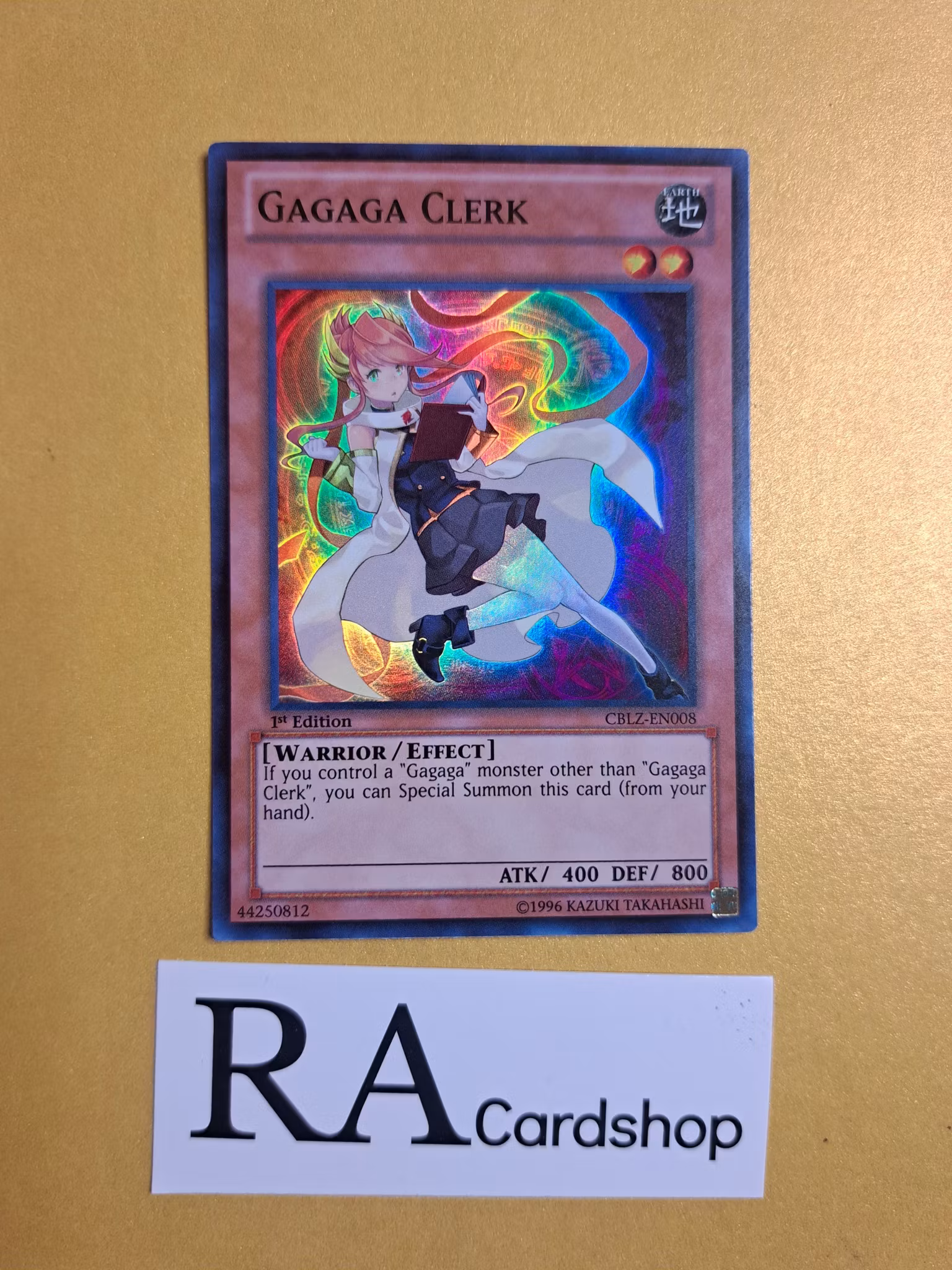 Gagaga Clerk 1st EDITION EN008 Cosmo Blazer CBLZ Yu-Gi-Oh