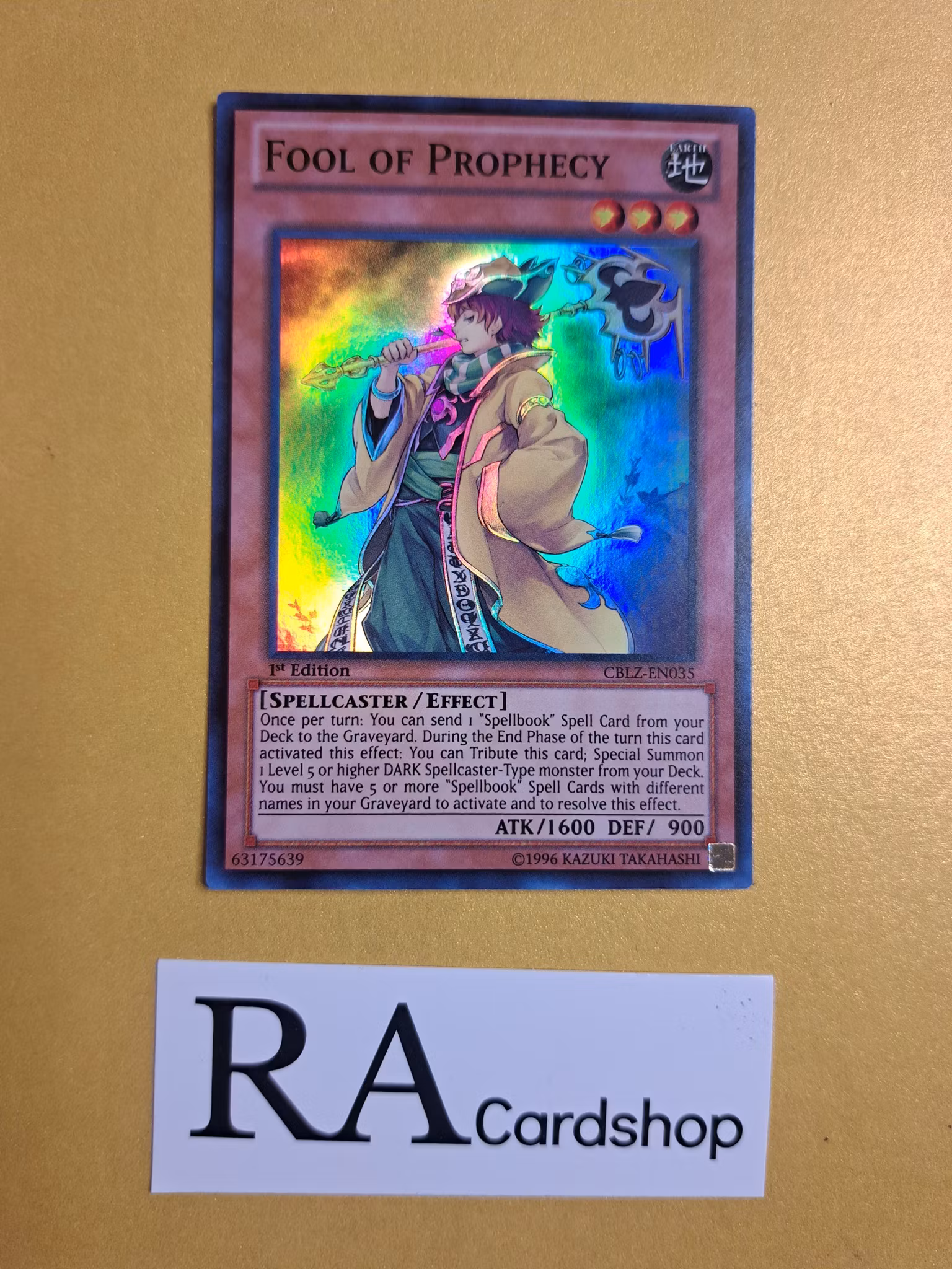 Fool of Prophecy 1st EDITION EN035 Cosmo Blazer CBLZ Yu-Gi-Oh