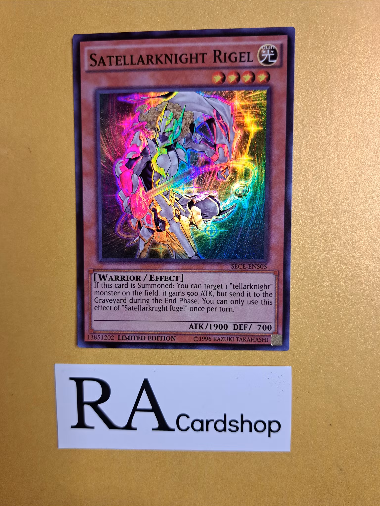 Satellarknight Rigel LIMITED EDITION ENS05 Eternity SECE Yu-Gi-Oh