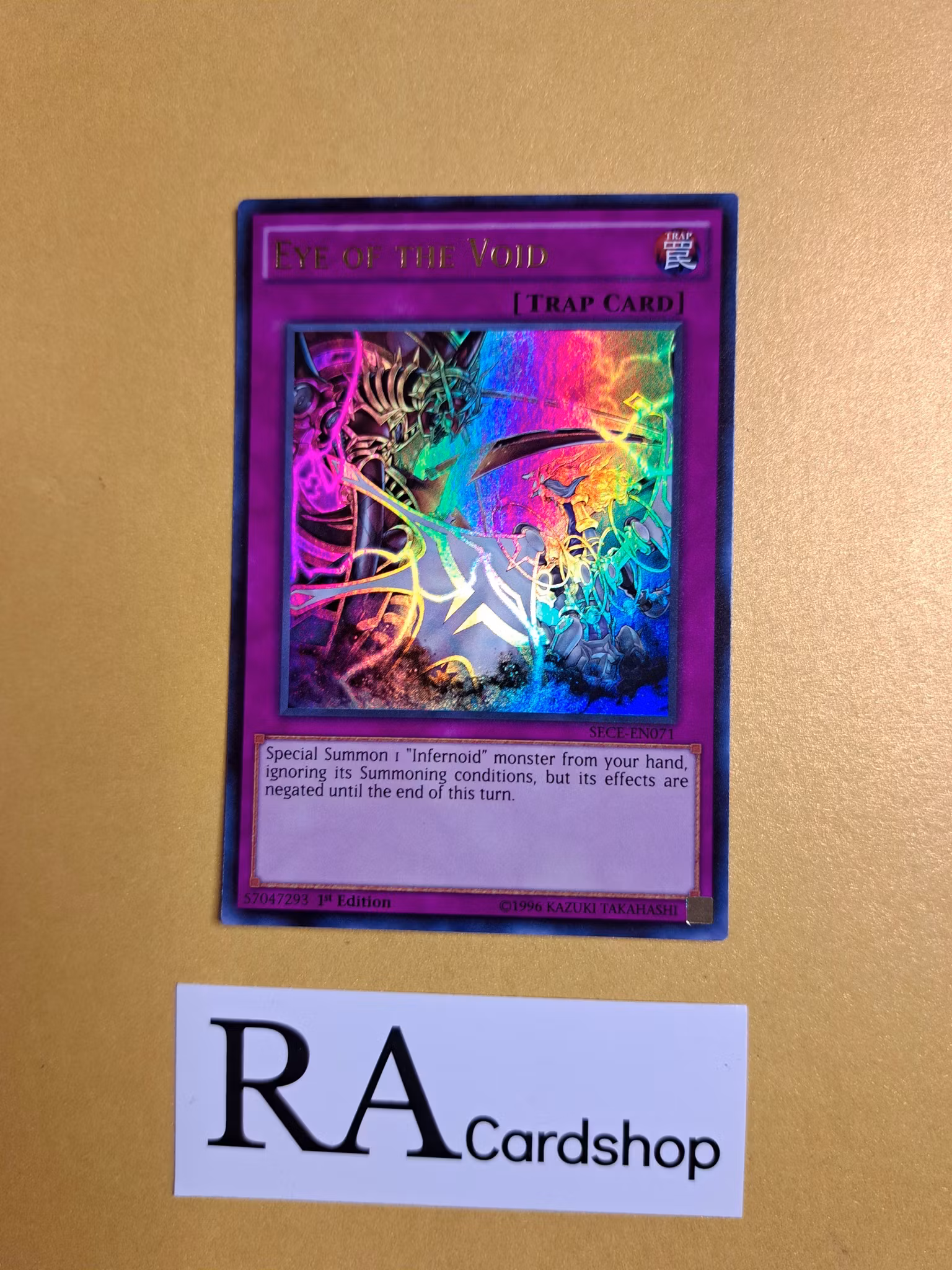 Eye of the Void 1st EDITION EN071 Eternity SECE Yu-Gi-Oh