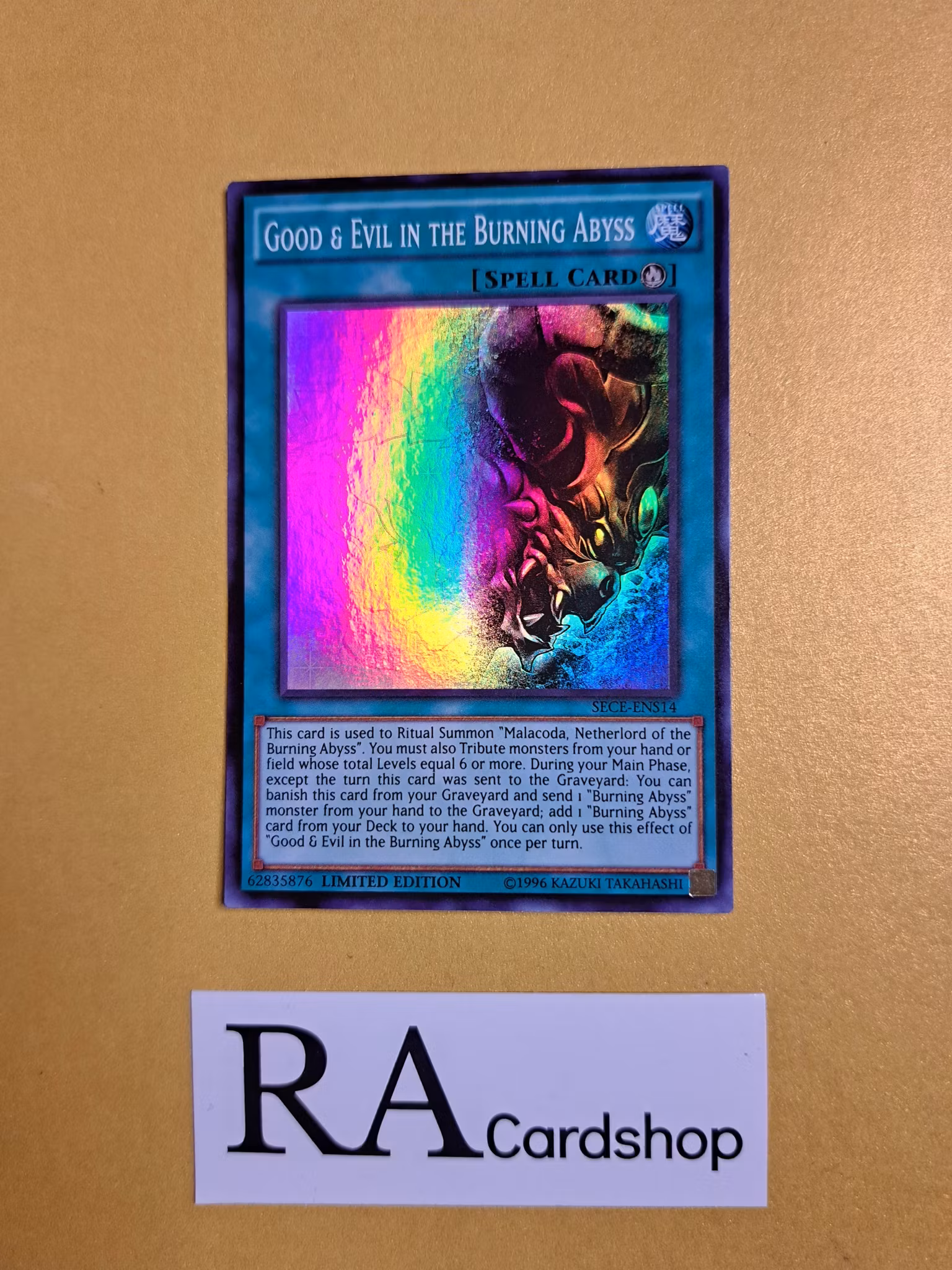 Good & Evil in the Burning Abyss LIMITED EDITION ENS14 Eternity SECE Yu-Gi-Oh