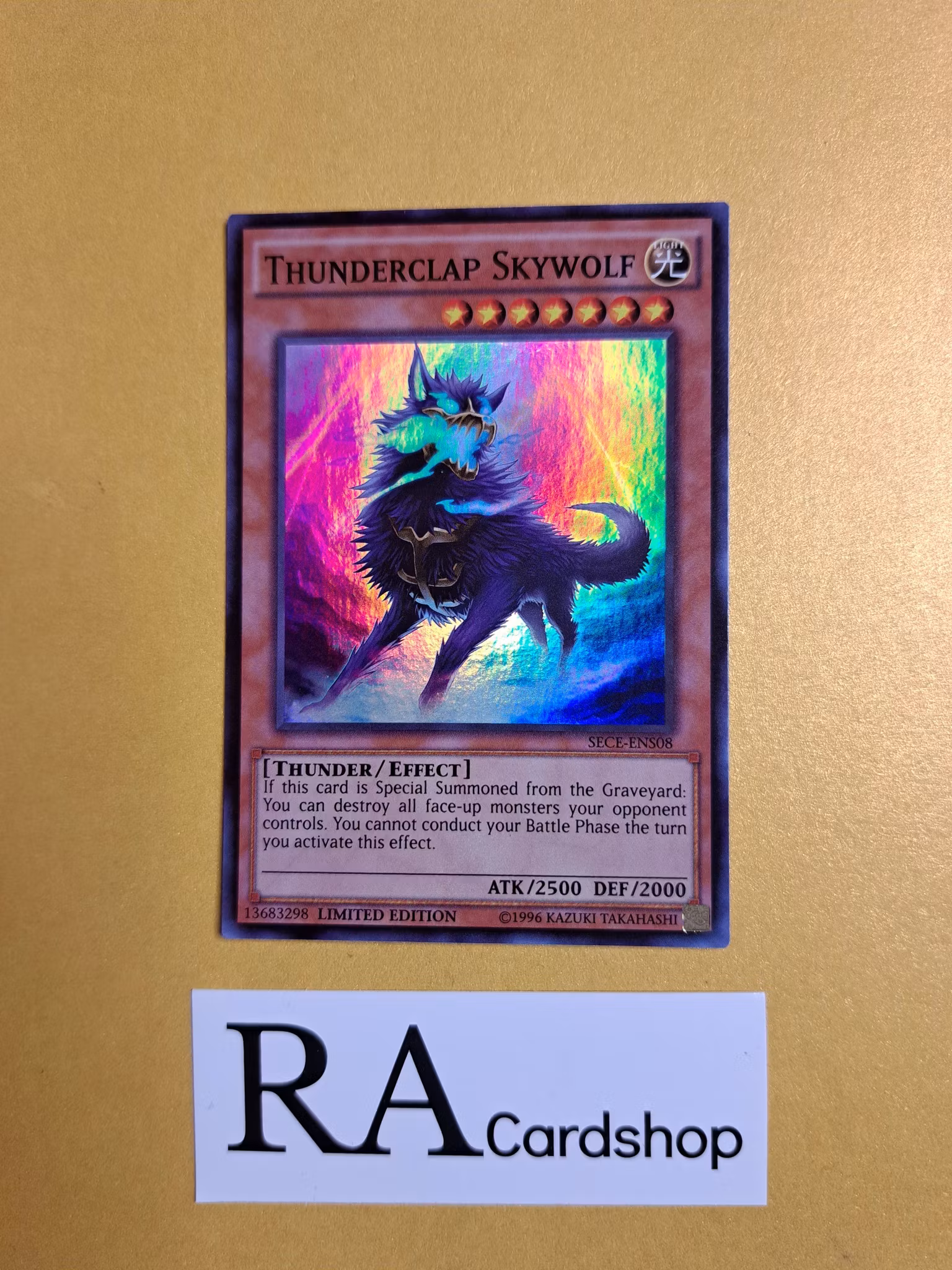 Thunderclap Skywolf LIMITED EDITION ENS08 Eternity SECE Yu-Gi-Oh