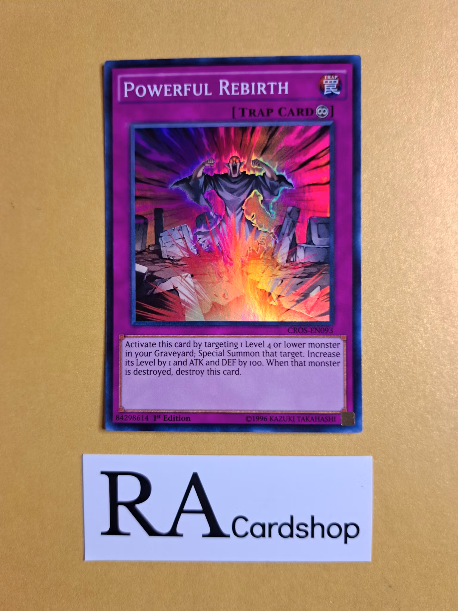 Powerful Rebirth 1st EDITION EN093 Crossed Souls CROS Yu-Gi-Oh