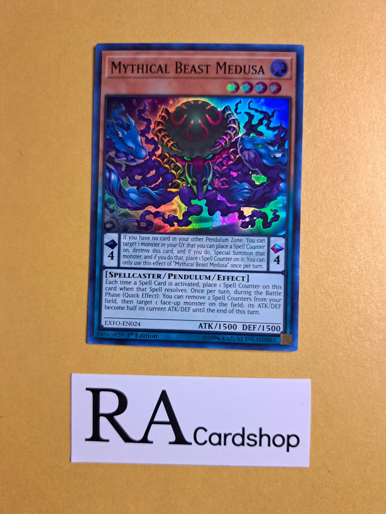 Mythical Beast Medusa 1st Edition EN024 Extreme Force EXFO Yu-Gi-Oh
