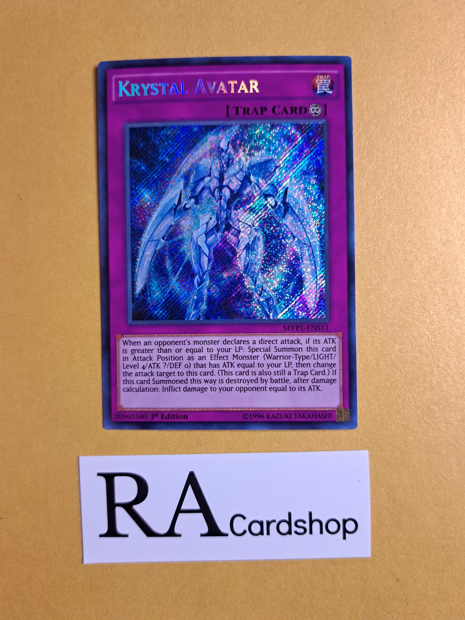 Krystal Avatar 1st EDITION ENS11 The Dark Side of Dimensions Movie Pack MVP1 Yu-Gi-Oh