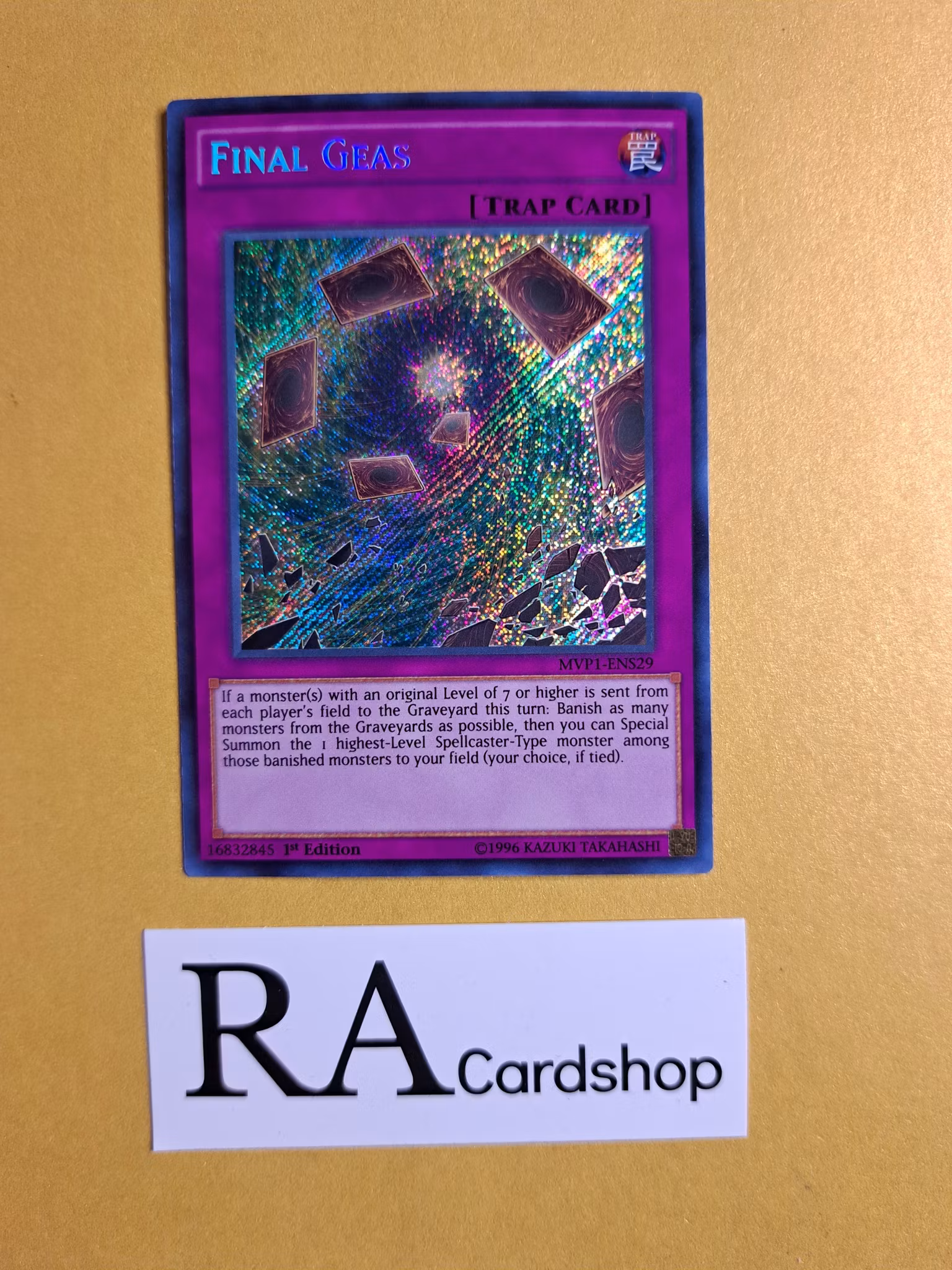 Final Geas 1st EDITION ENS29 The Dark Side of Dimensions Movie Pack MVP1 Yu-Gi-Oh