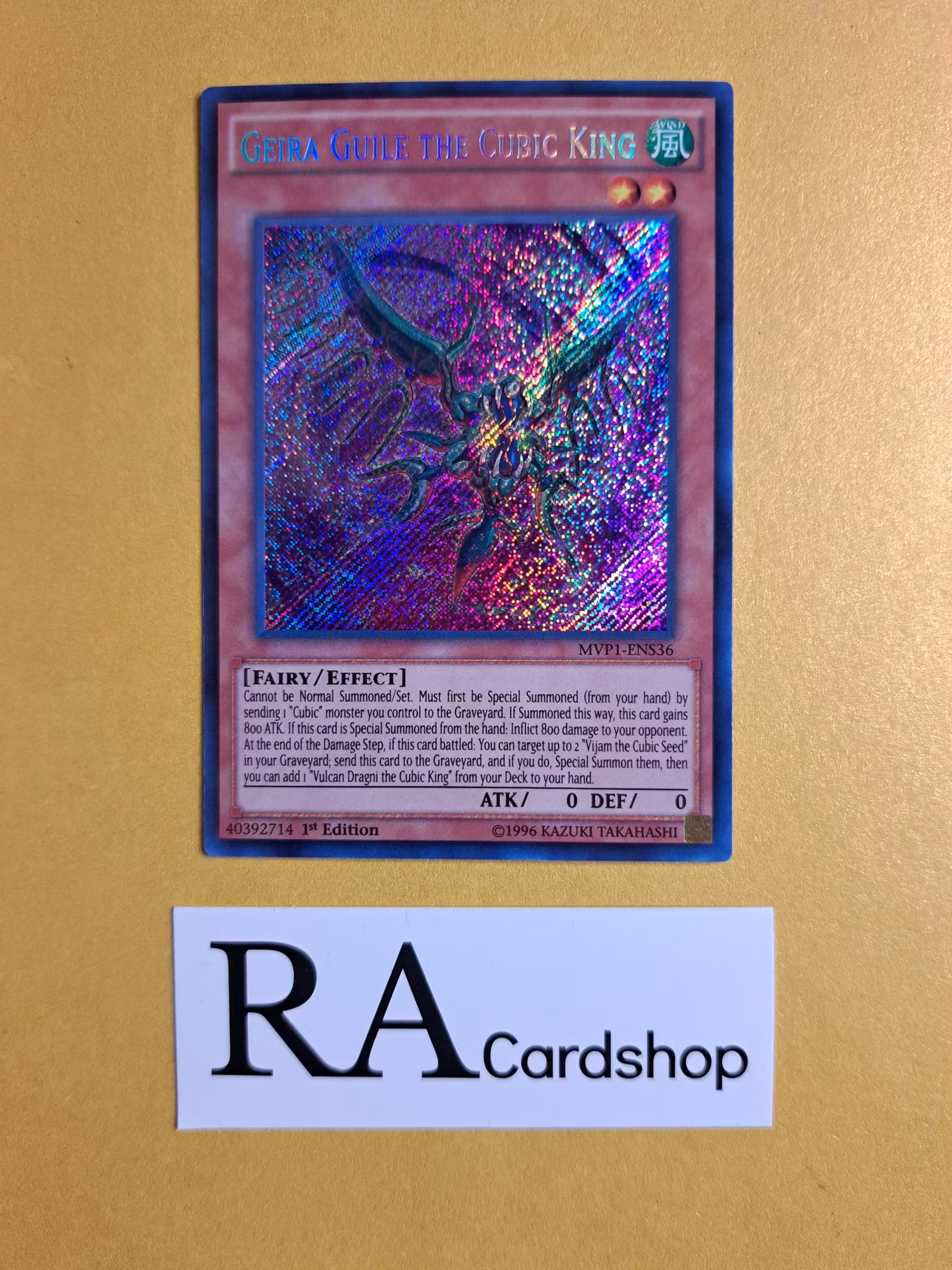 Geira Guile the Cubic King 1st EDITION ENS36 The Dark Side of Dimensions Movie Pack MVP1 Yu-Gi-Oh