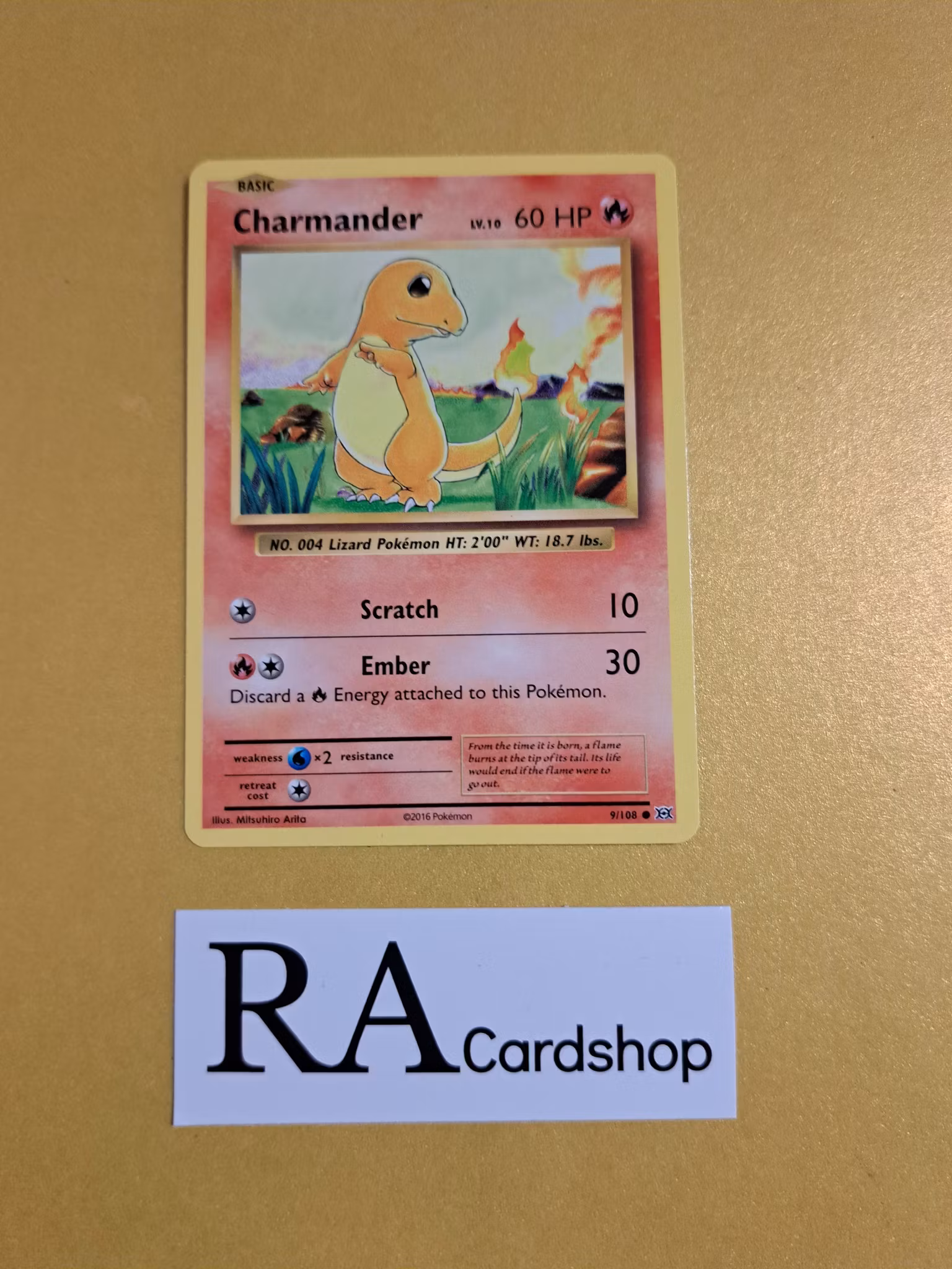 Charmander Common 9/108 Evolutions Pokemon