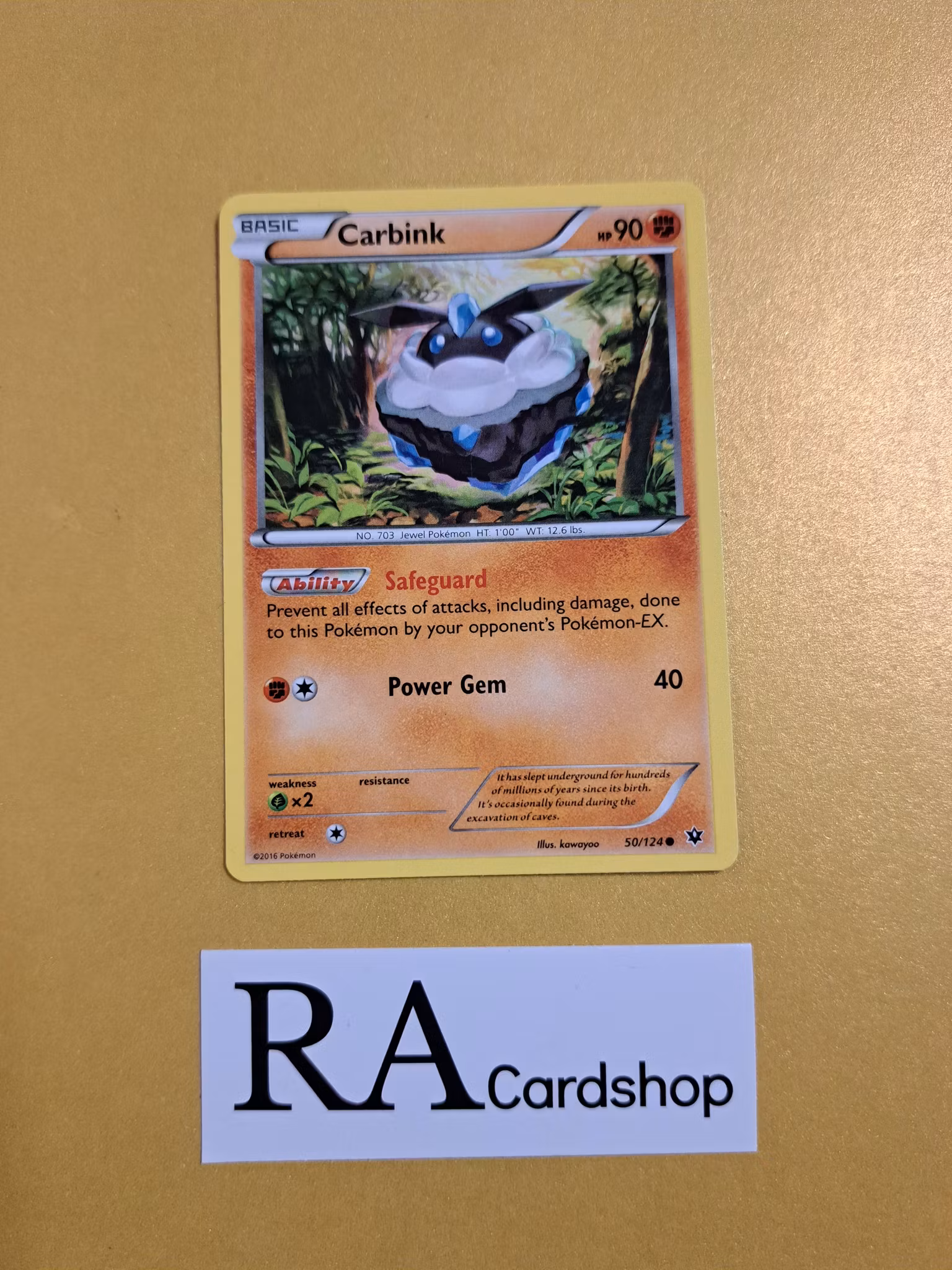 Carbink Common 50/124 Fates Collide Pokemon