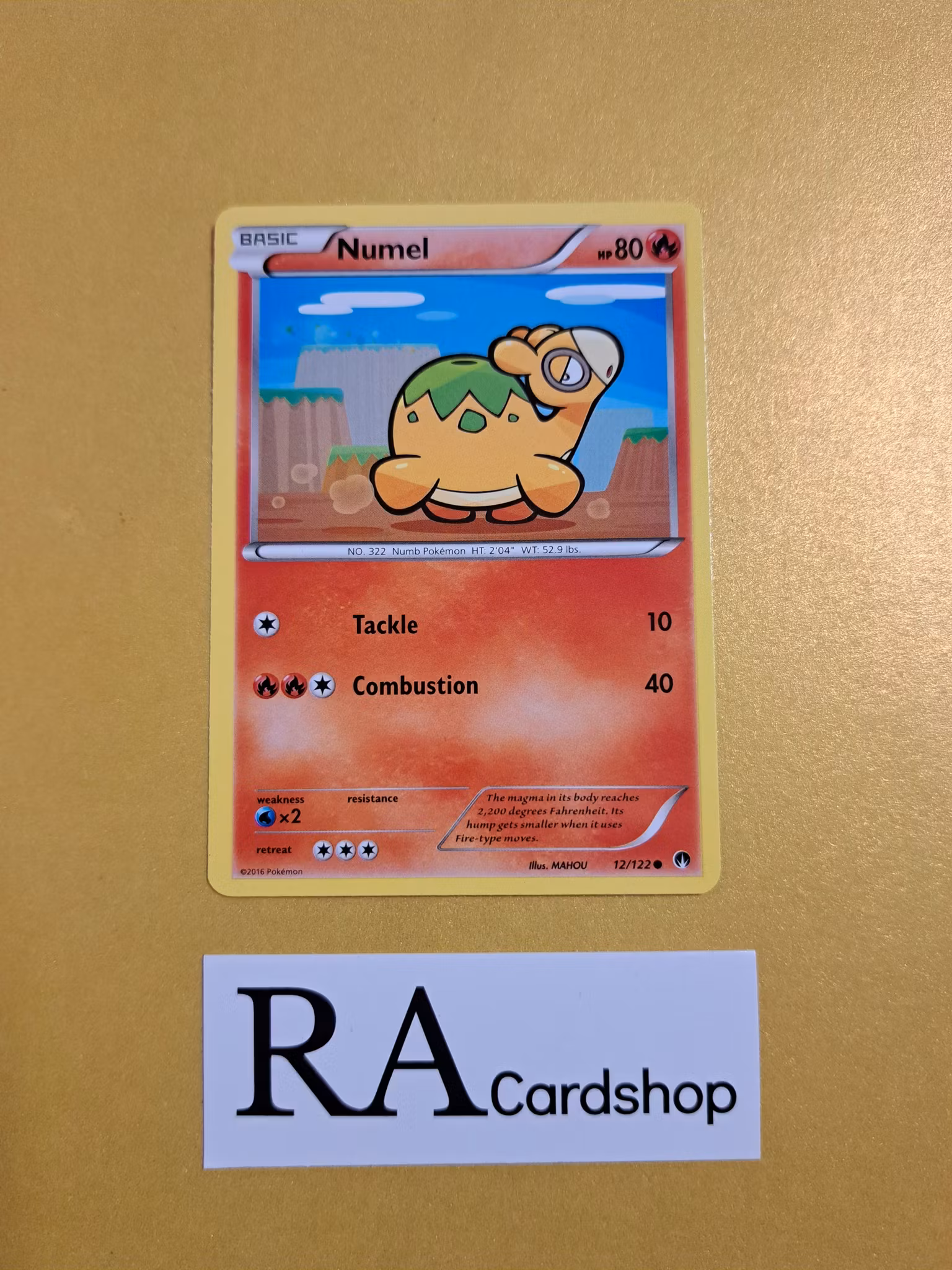 Numel Common 12/122 Break Point Pokemon