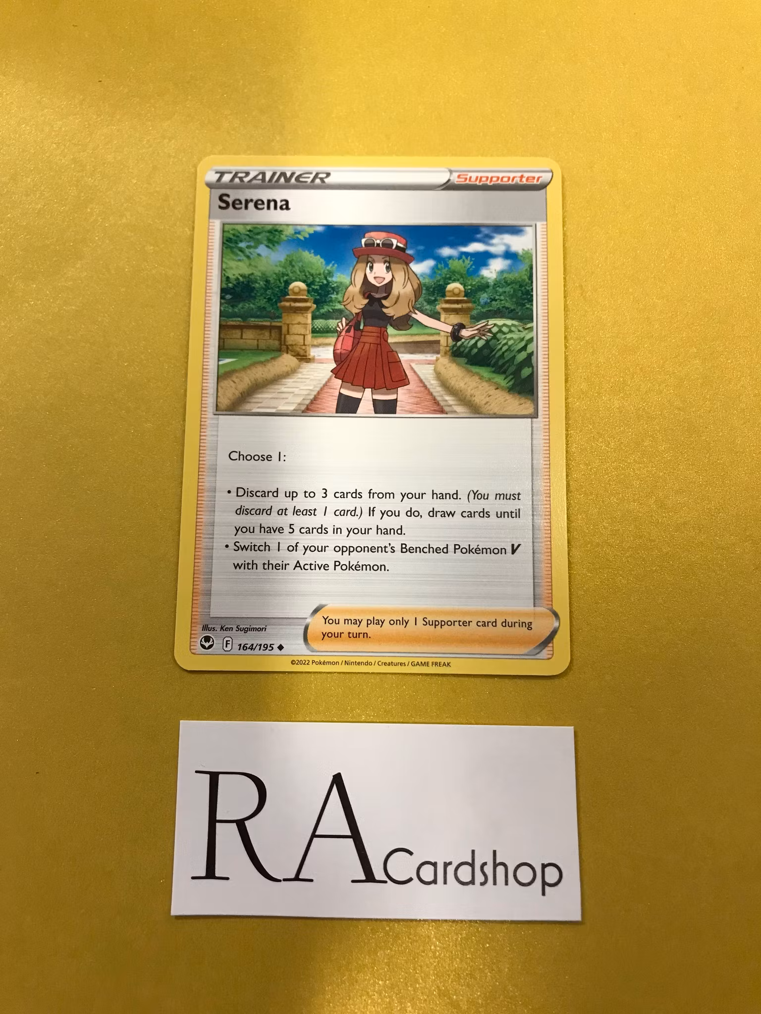Serena Uncommon 164/195 Silver Tempest Pokemon