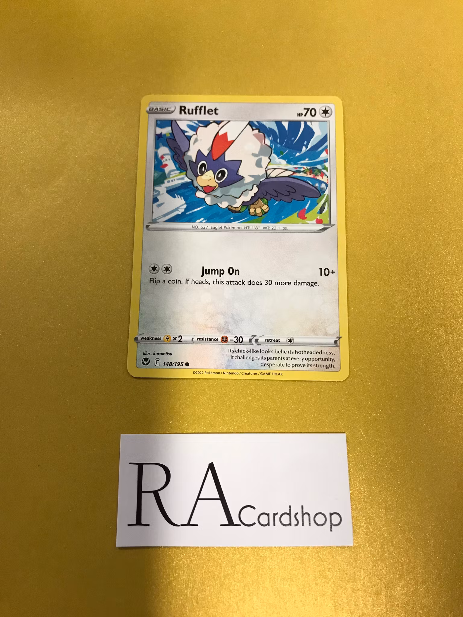 Rufflet Common 148/195 Silver Tempest Pokemon