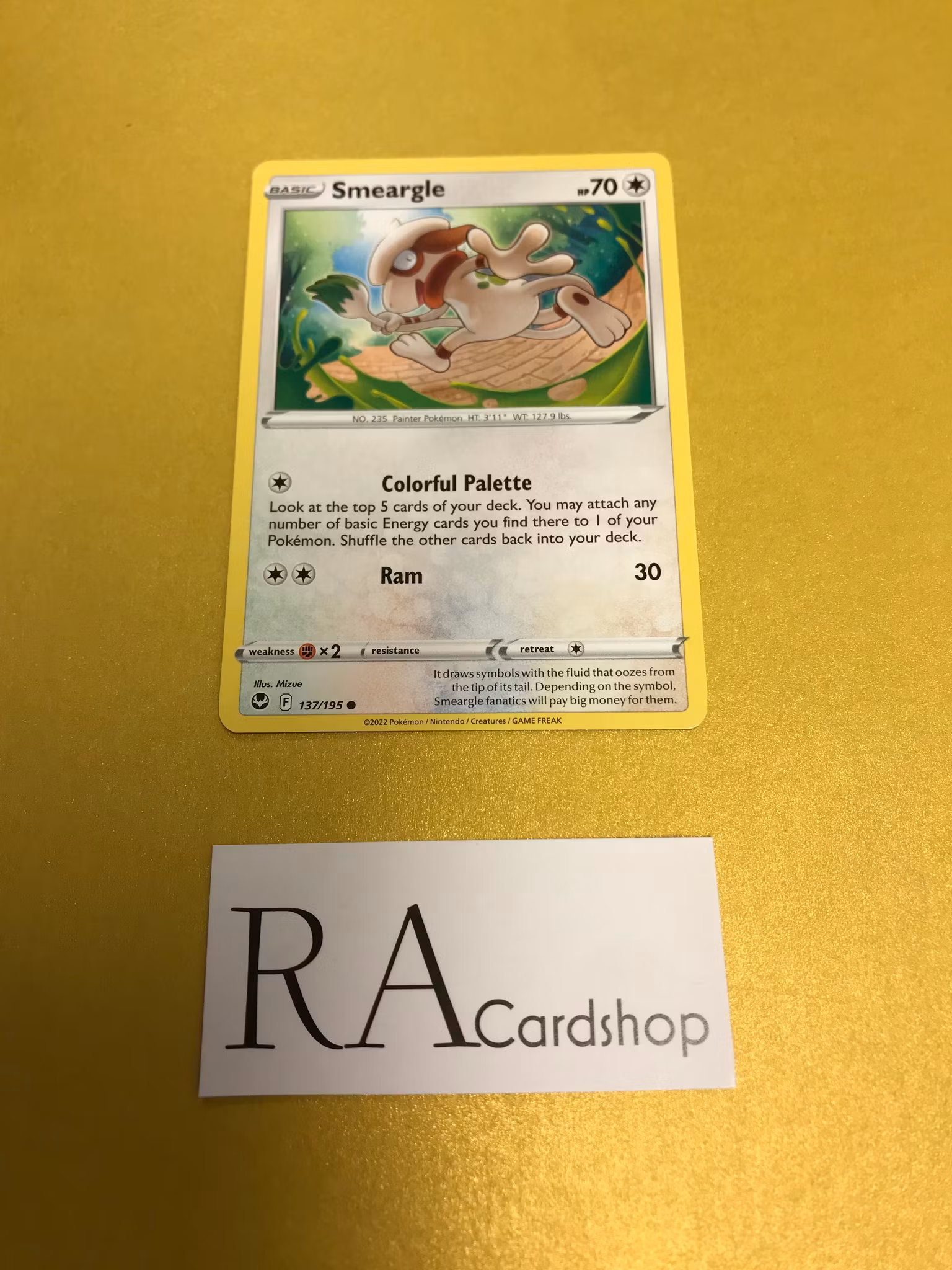 Smeargle Common 137/195 Silver Tempest Pokemon