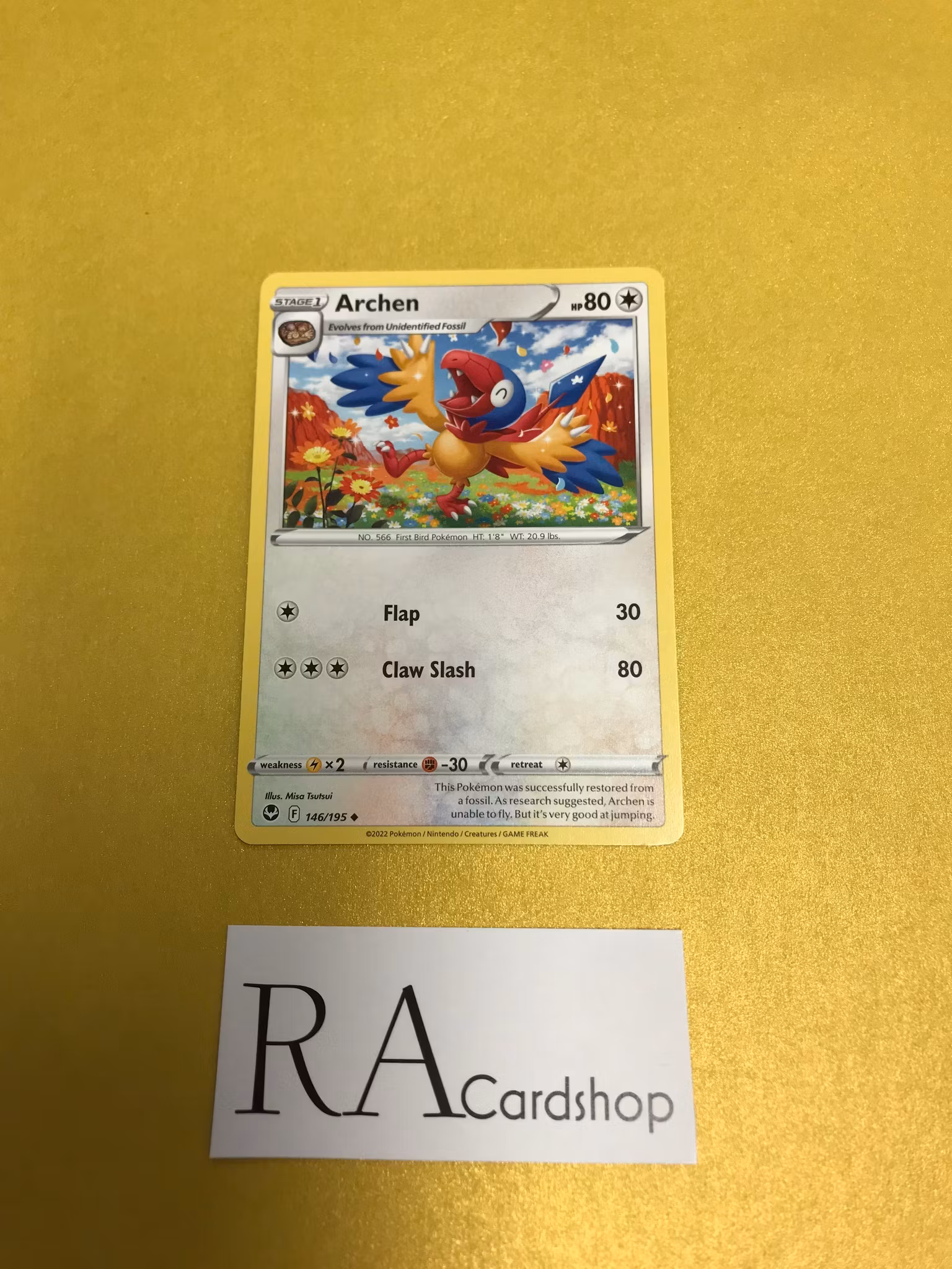 Archen Uncommon 146/195 Silver Tempest Pokemon