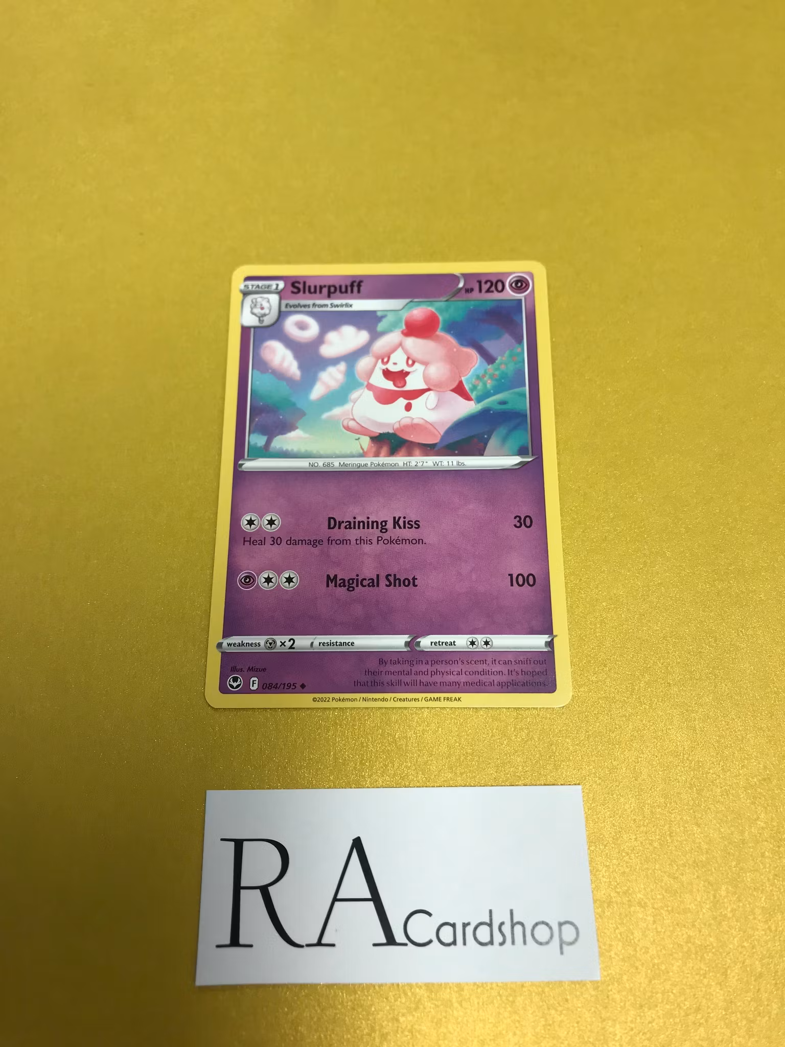 Slurpuff Uncommon 084/195 Silver Tempest Pokemon