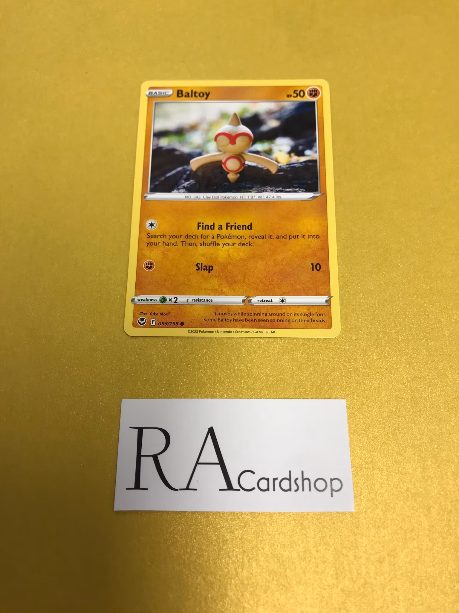 Baltoy Common 093/195 Silver Tempest Pokemon