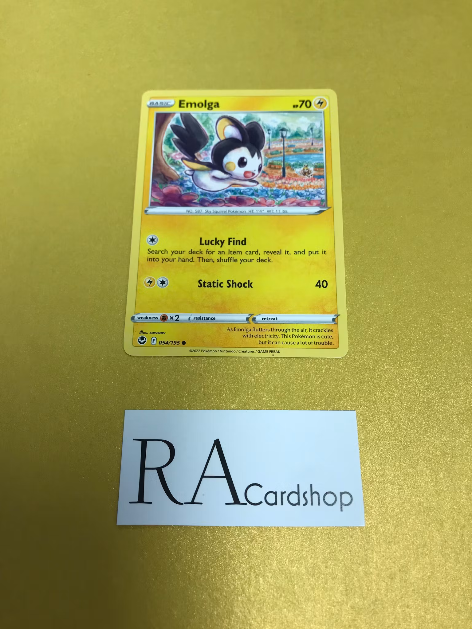 Emolga Common 054/195 Silver Tempest Pokemon