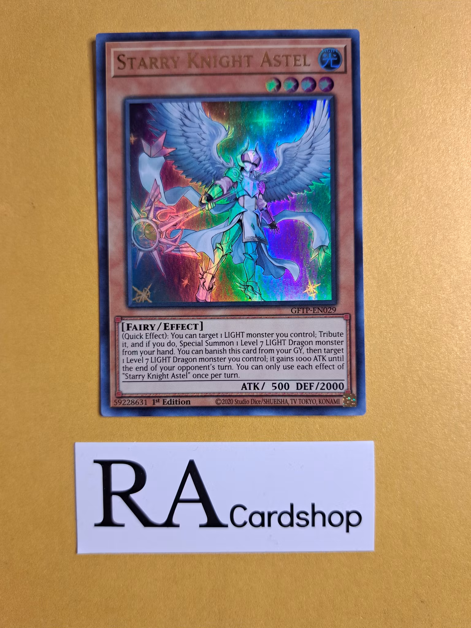 Starry Knight Astel 1st Edition EN029 Ghosts From the Past GFTP Yu-Gi-Oh