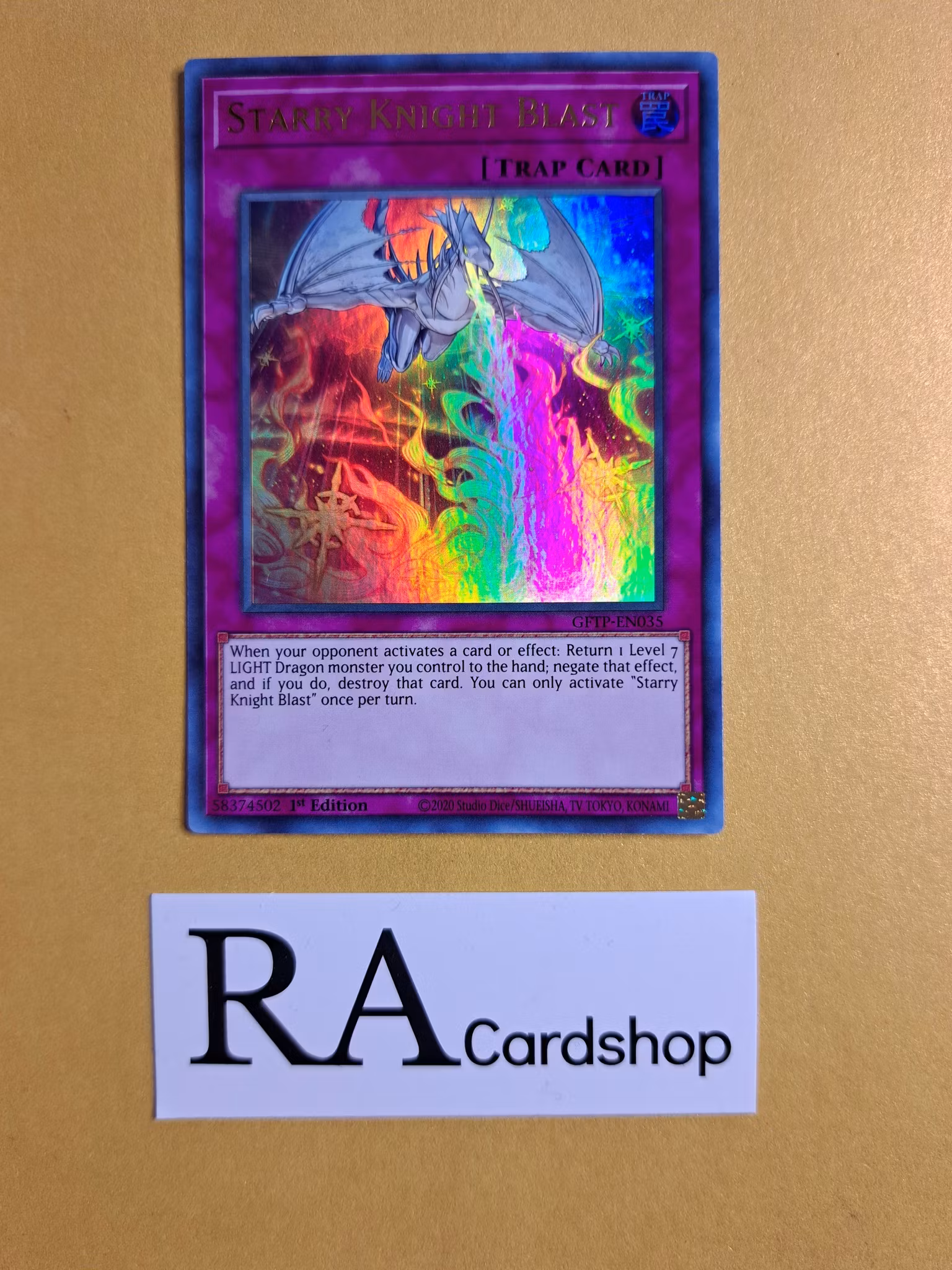 Starry Knight Blast 1st Edition EN035 Ghosts From the Past GFTP Yu-Gi-Oh